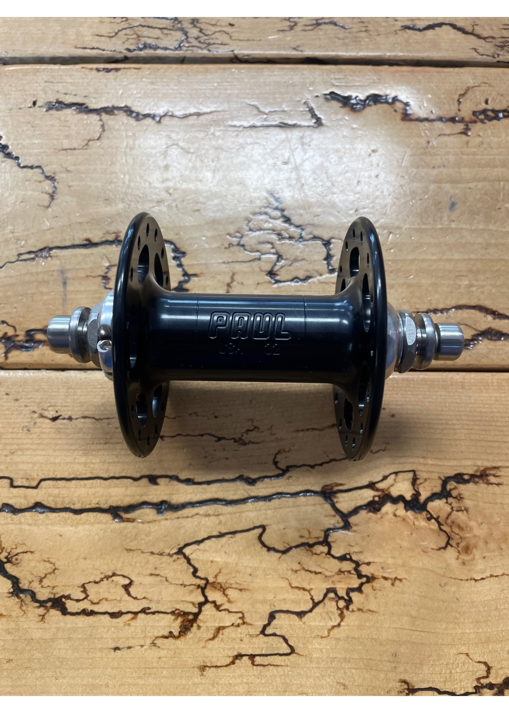Paul Components Paul Component Black 32 Hole High Flange Front Hub
