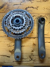 SHIMANO - フナ SR Suntour 582-22N 22-Tooth 64 BCD 4-Bolt 8/9/10-Speed Black