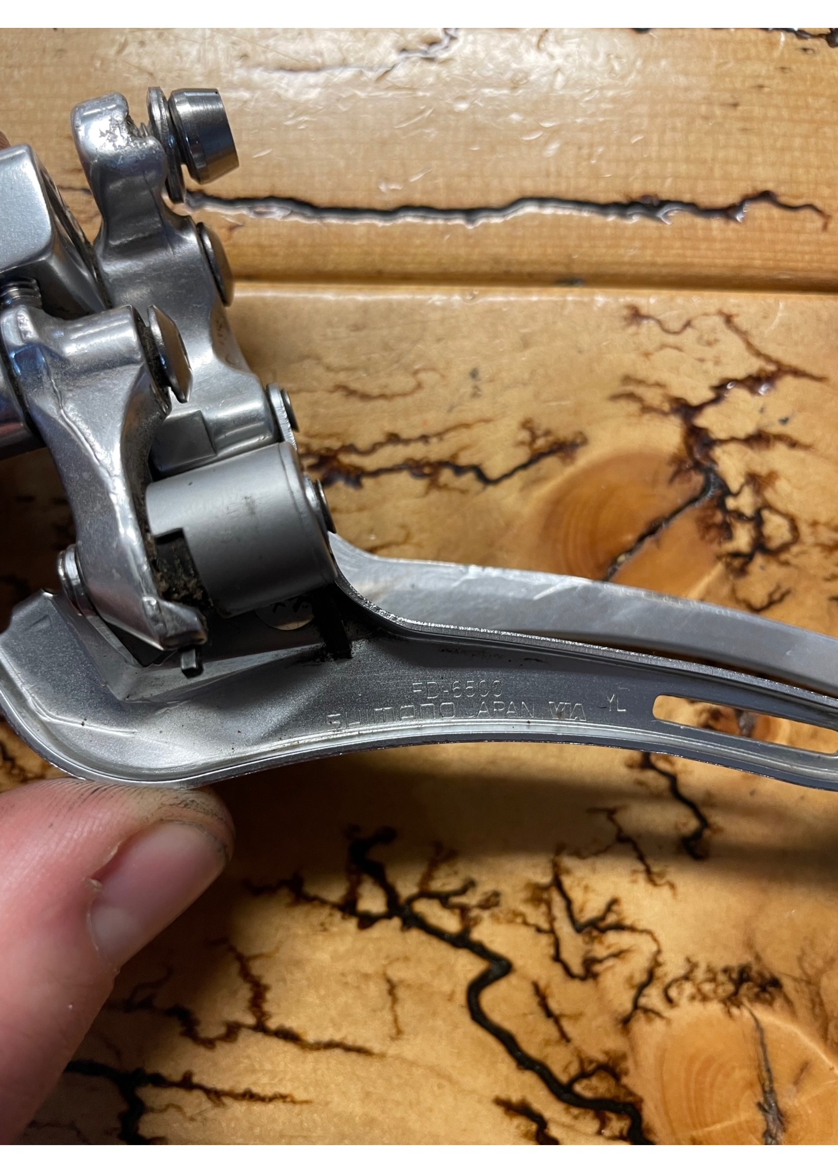 SHIMANO Shimano Ultegra FD-6500 Braze On Bottom Pull Front Derailleur