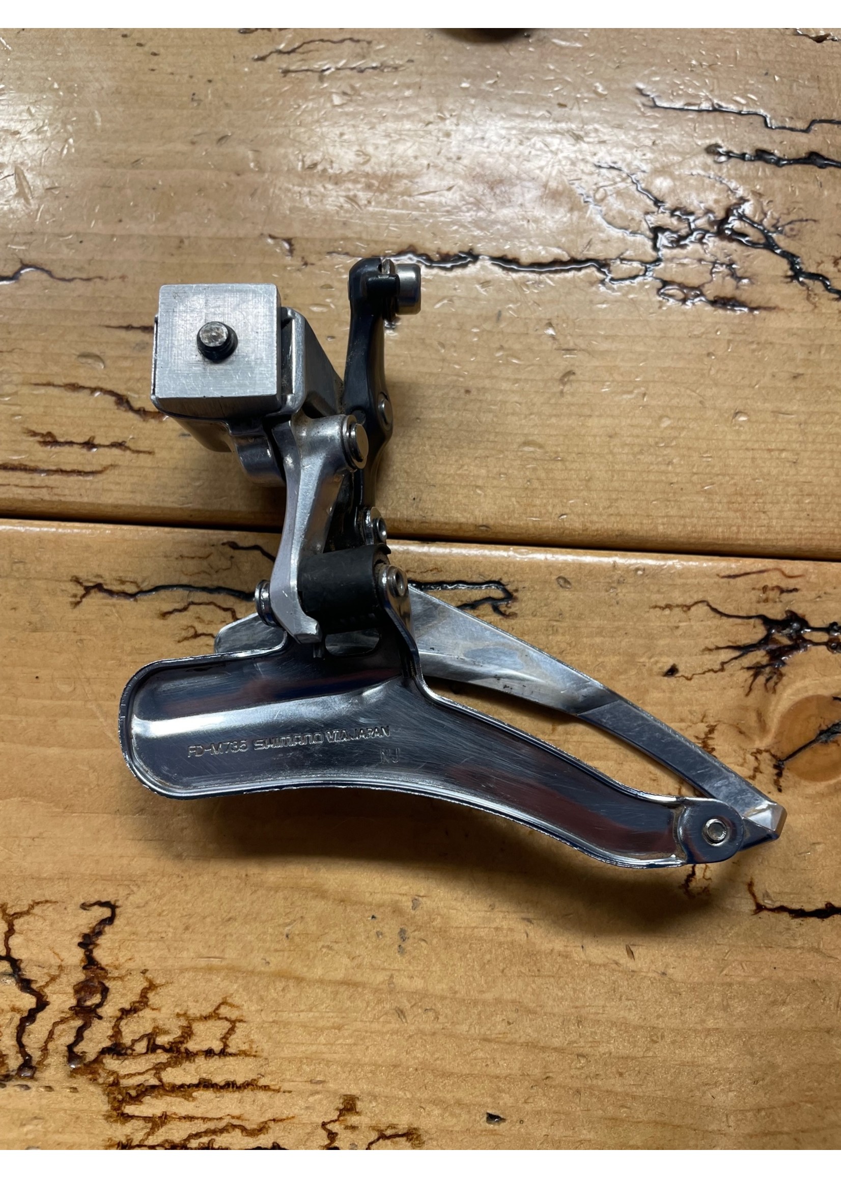 SHIMANO Shimano Deore XT FD-M735 Braze On Bottom Pull Front Derailleur