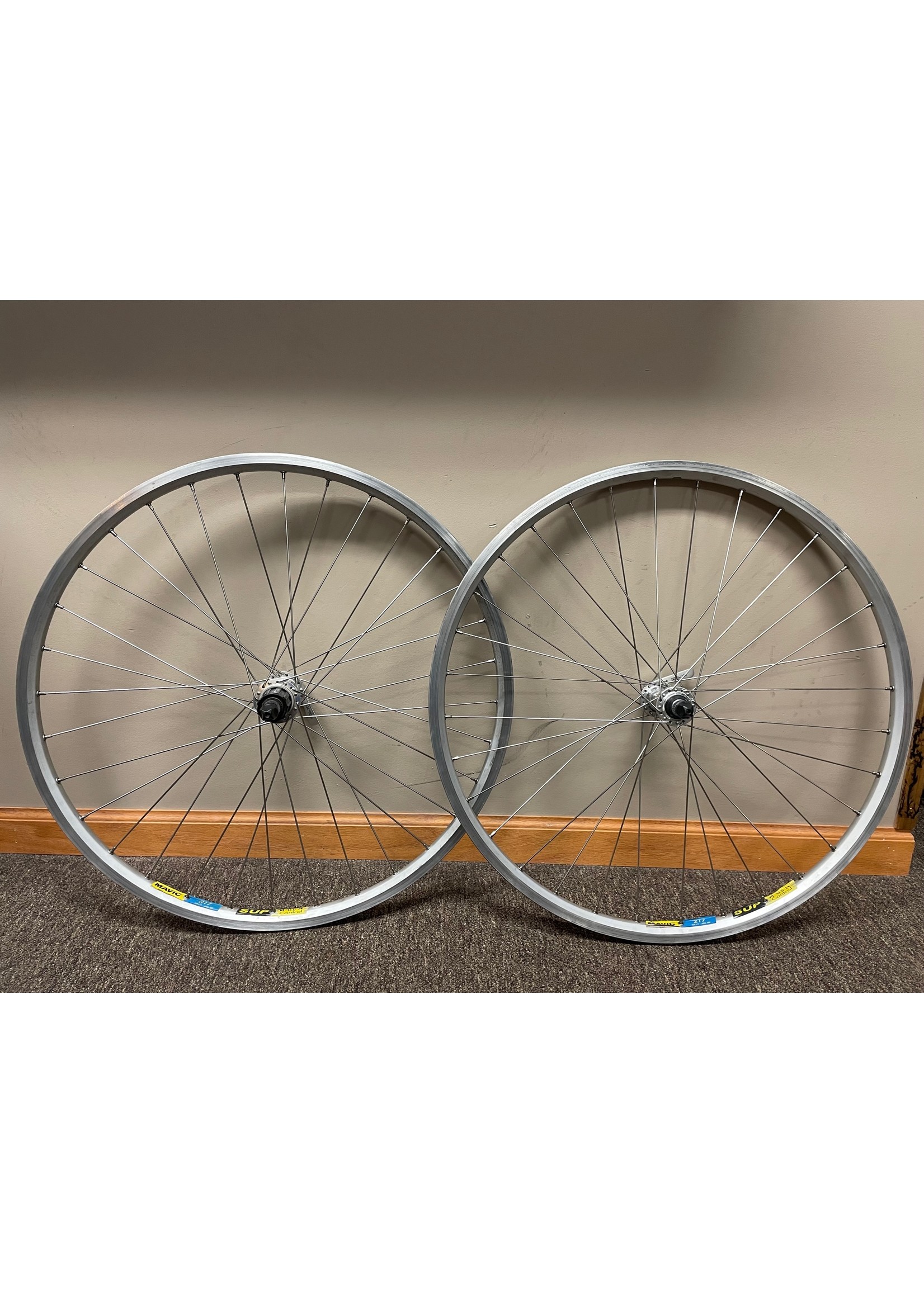 Mavic 217 SUP Silver Deore XT 26 Inch Wheelset - Gringineer Cycles