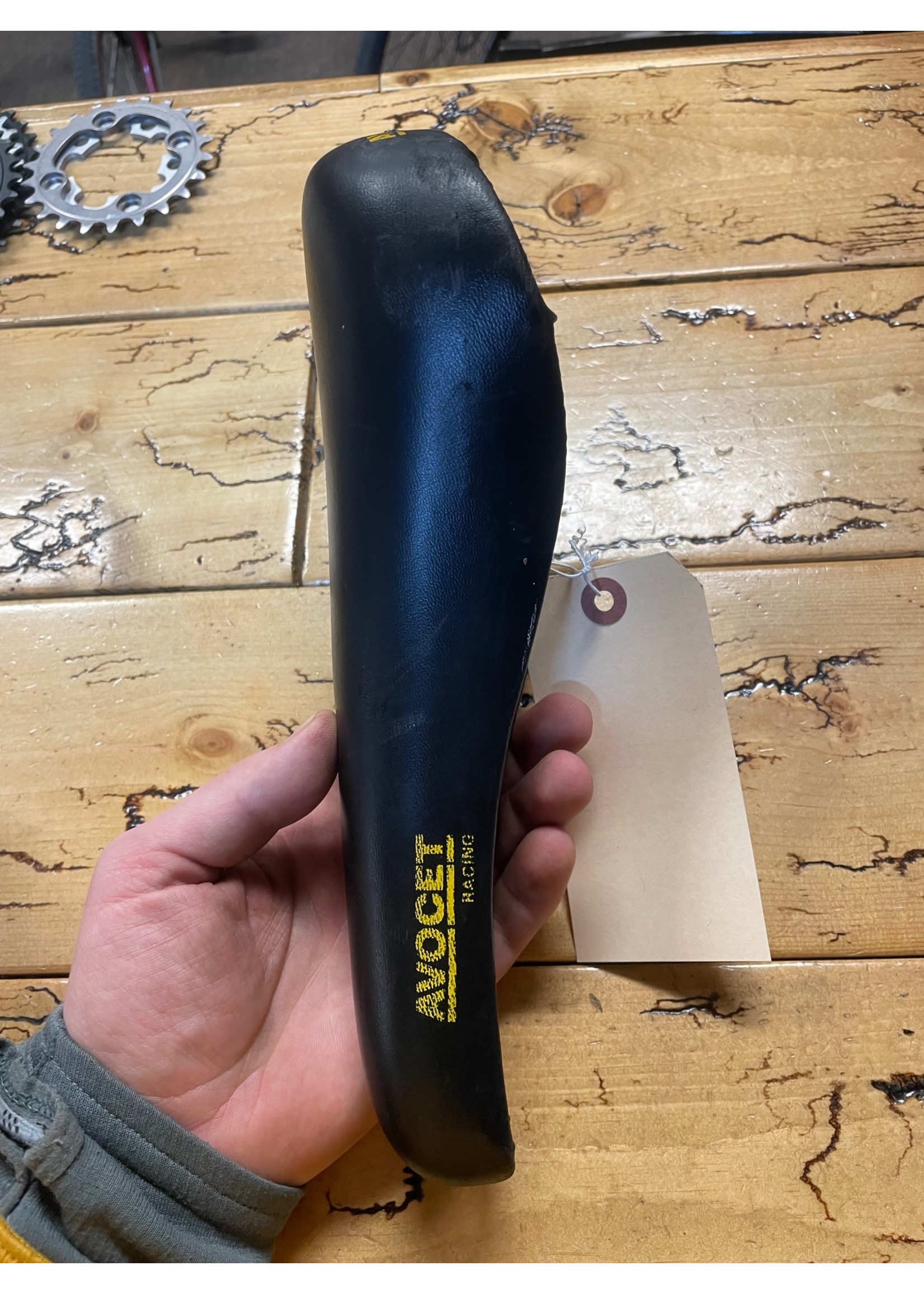 Avocet Racing Yellow Logos Saddle