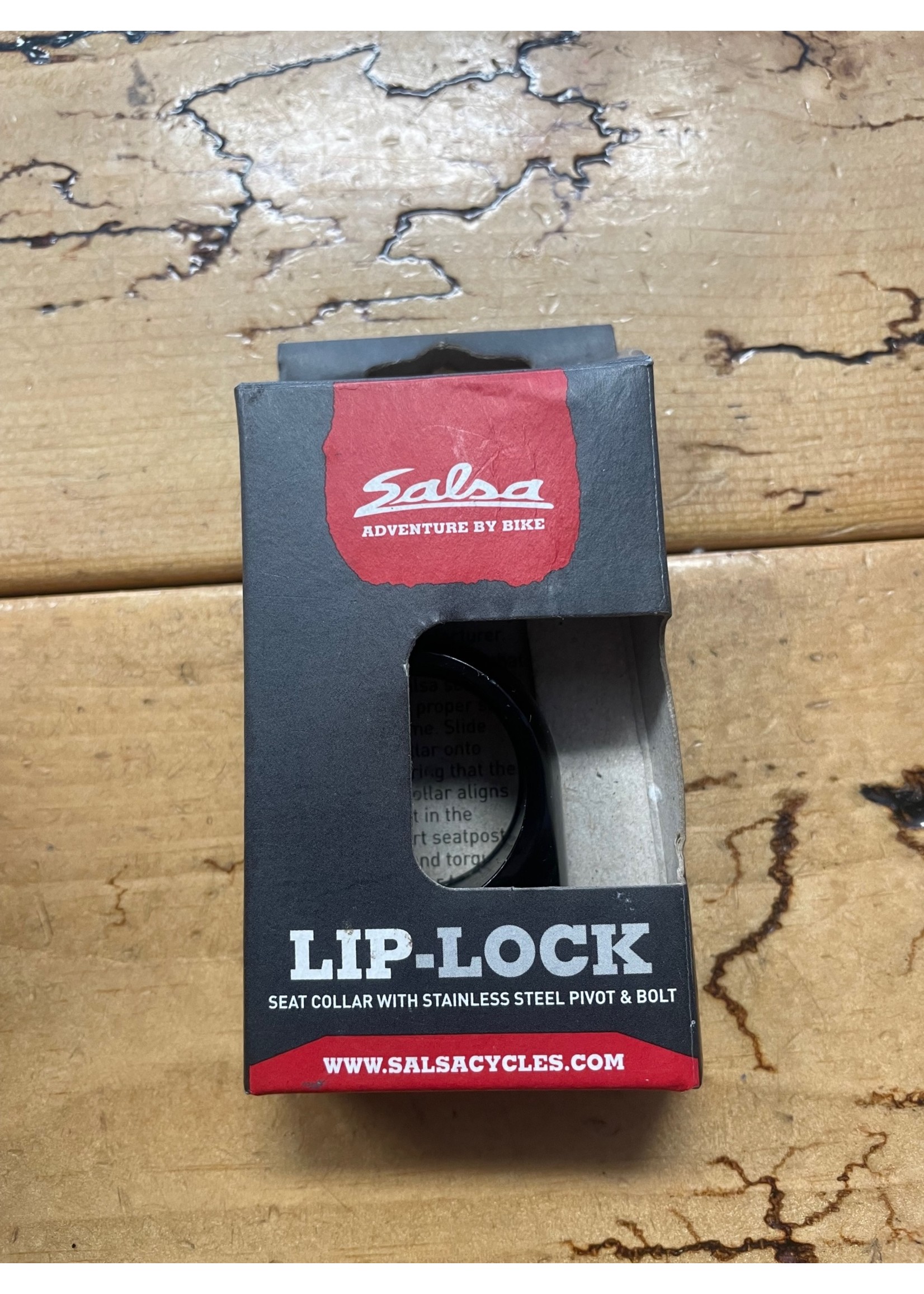 Salsa Salsa 28.6mm Black Lip Lock Seat Post Clamp