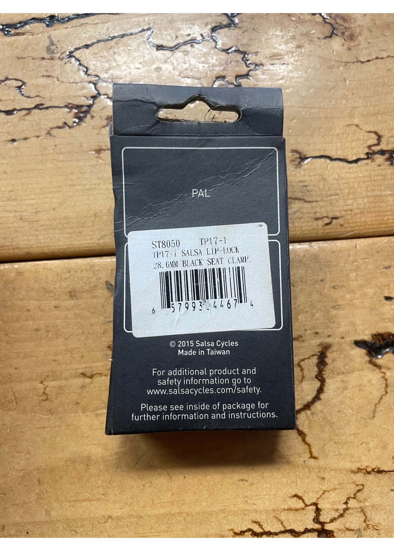 Salsa Salsa 28.6mm Black Lip Lock Seat Post Clamp