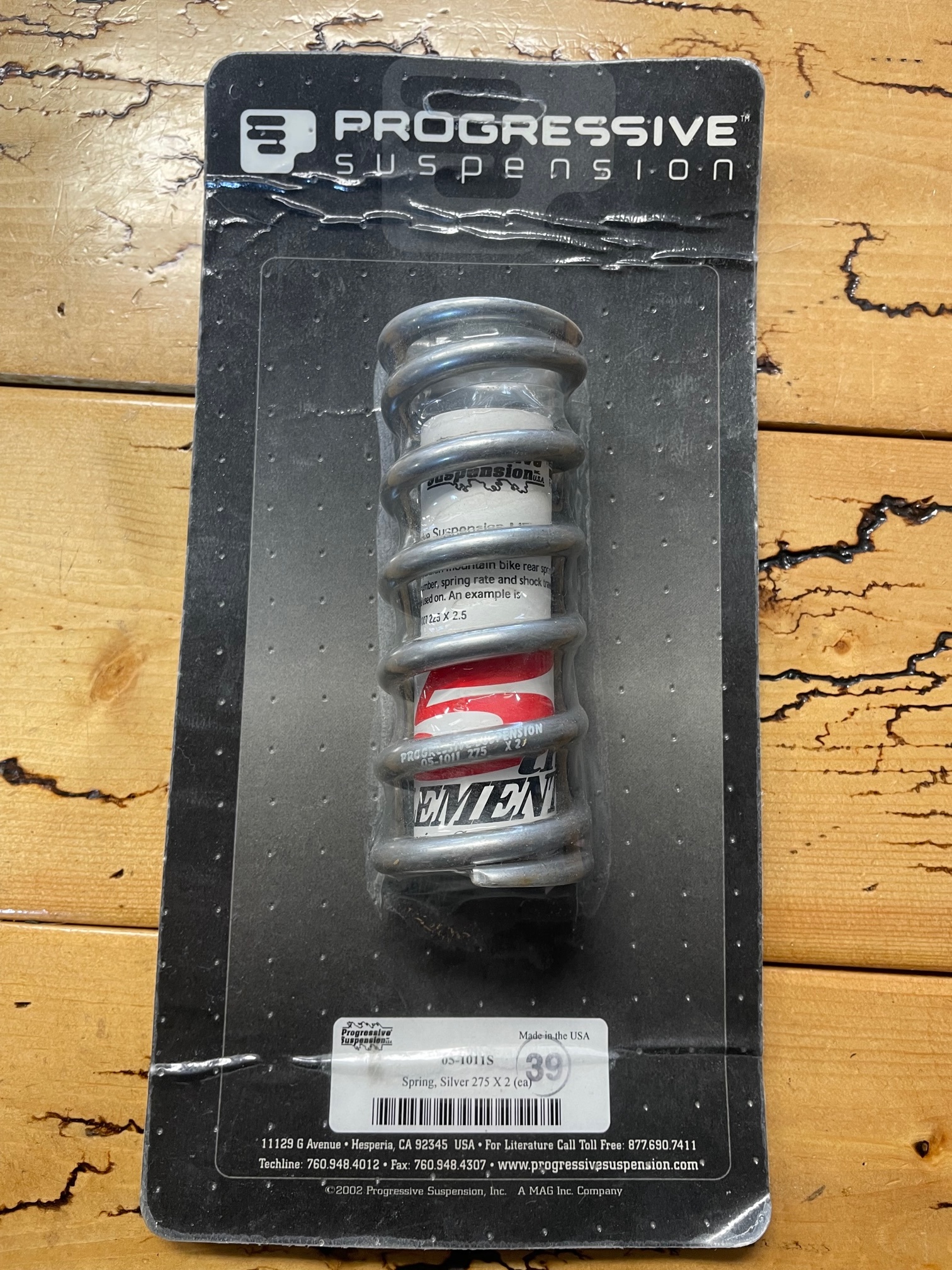 5th Element 275x2 Progressive Suspension Coil Spring