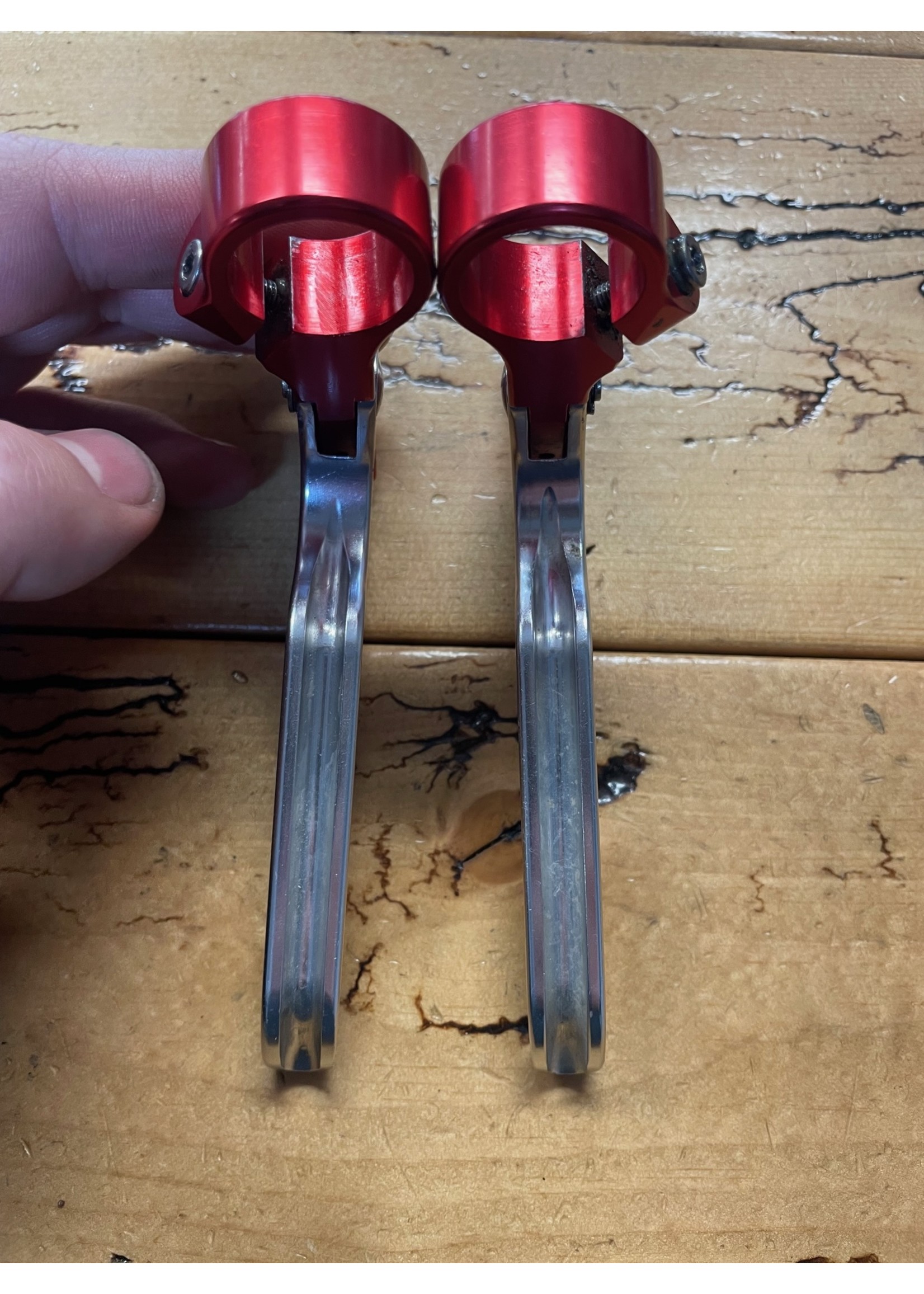 Real Design Real Design Red Anodized Brake Levers