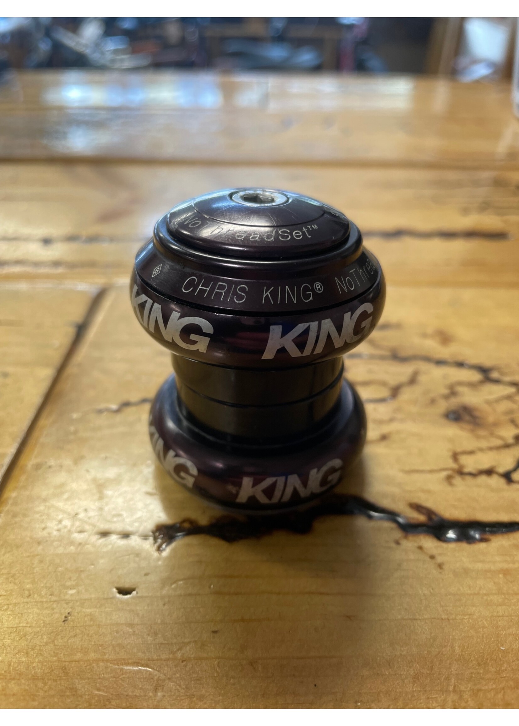 Chris King 1 1/8 Inch Nothreadset Threadless Black Headset