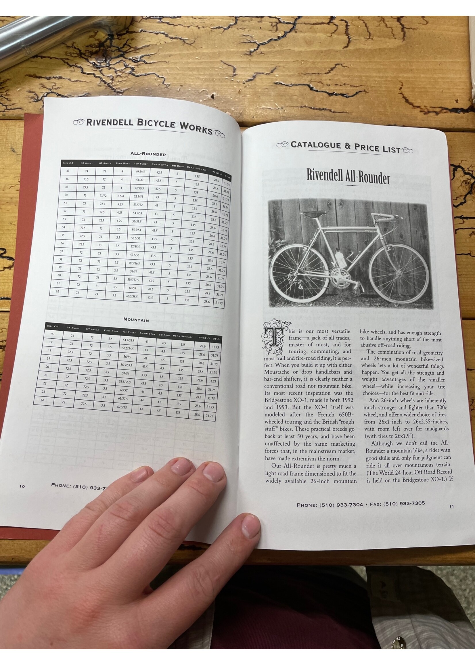 Rivendell Rivendell Bicycle Works Catalogue No. 3