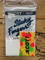 Scott Scott Yellow Splatter Sticky Fingers Brake Lever Covers