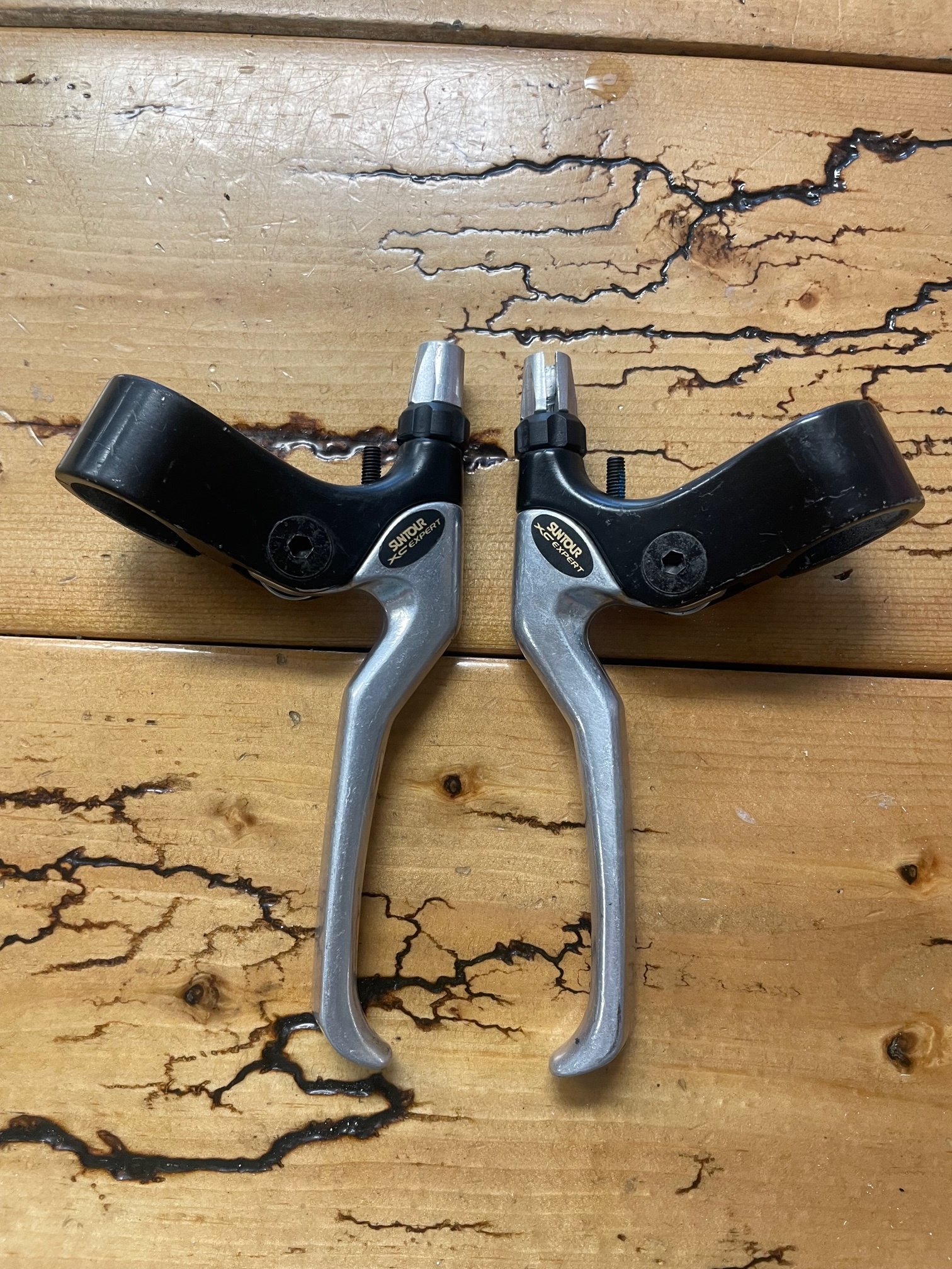 NOS NEW Suntour XC PRO Brake Levers Black Mountain Bike BL