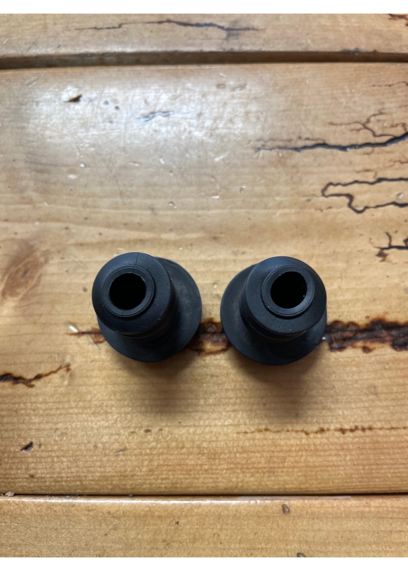 GT Black Rubber Bar End Plugs