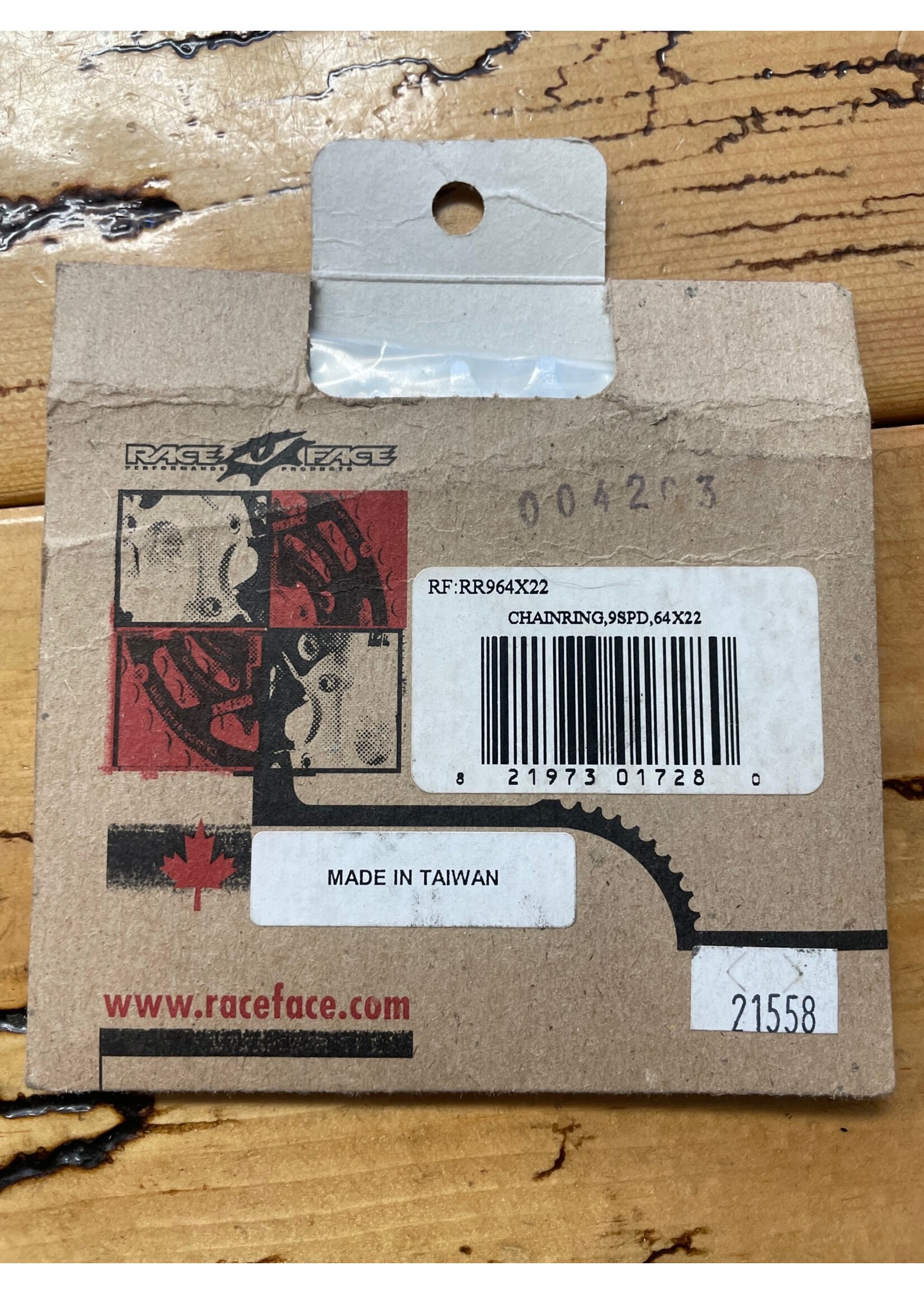 Raceface Raceface 22 Tooth 64mm BCD 9 Speed Chainring.