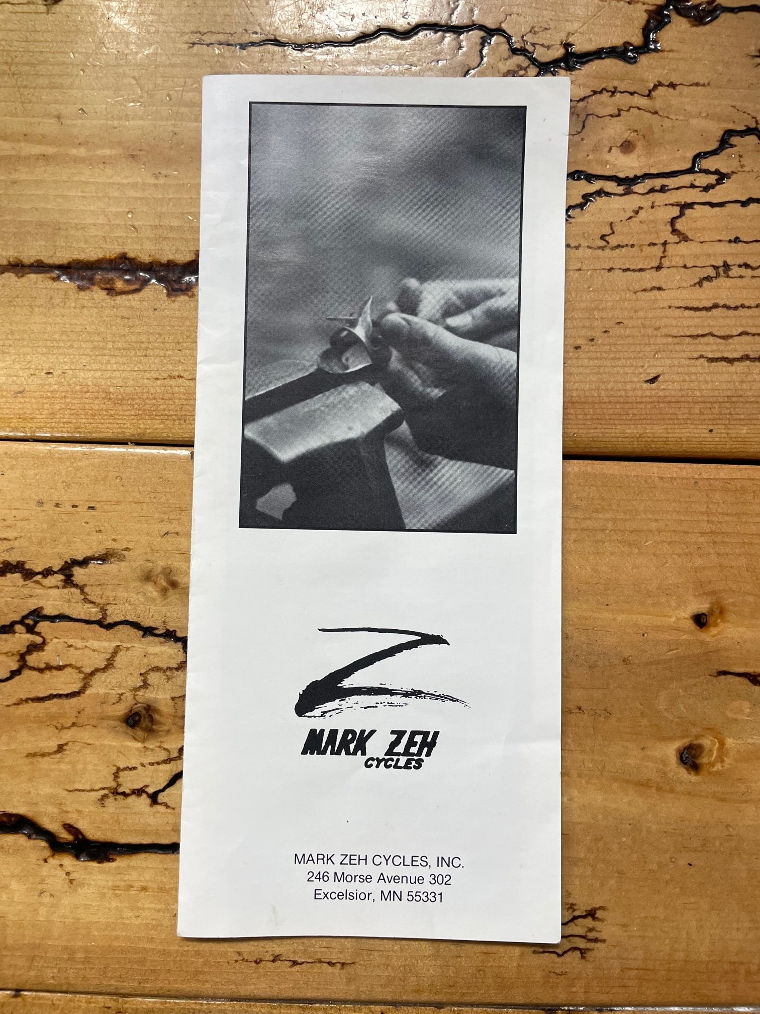 Mark Zeh Cycles Flyer and 1990 Price Sheet