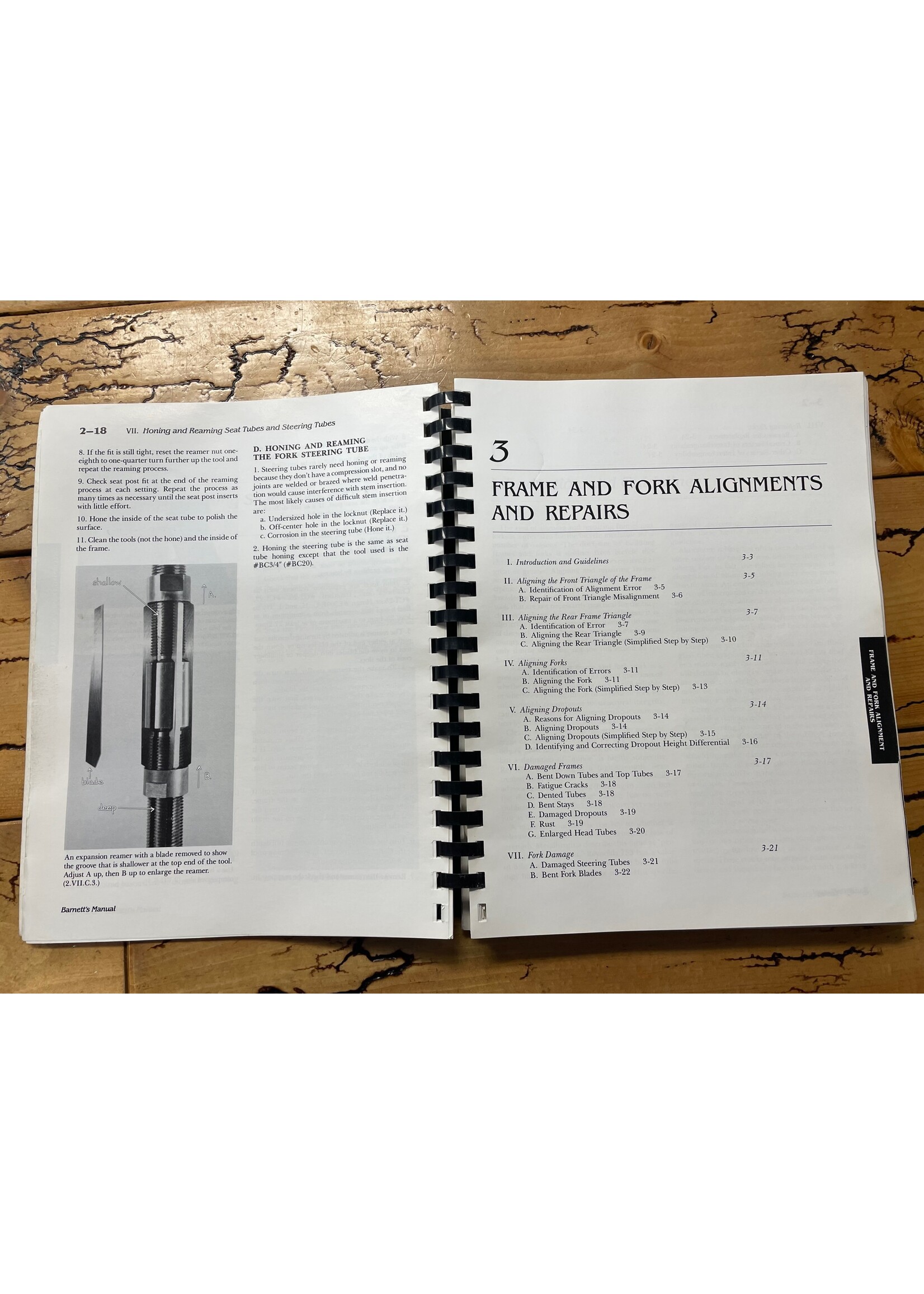 Barnett's Manual Analysis And Procedures For Bicycle Mechanics 1989