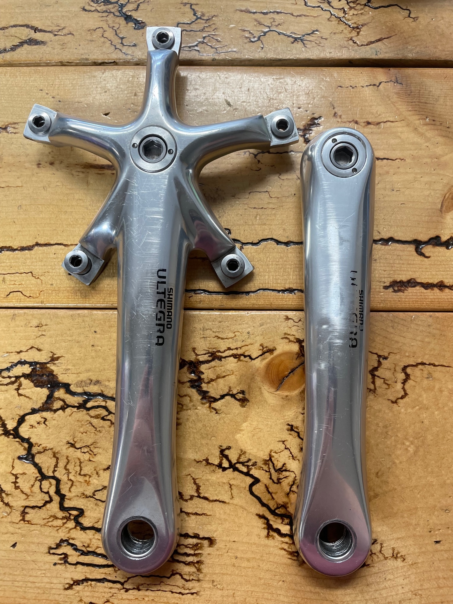 Shimano Ultegra FC-6500 172.5mm Crankarms - Gringineer Cycles Shimano Ultegra FC-6500 172.5mm Crankarms - Gringineer Cycles