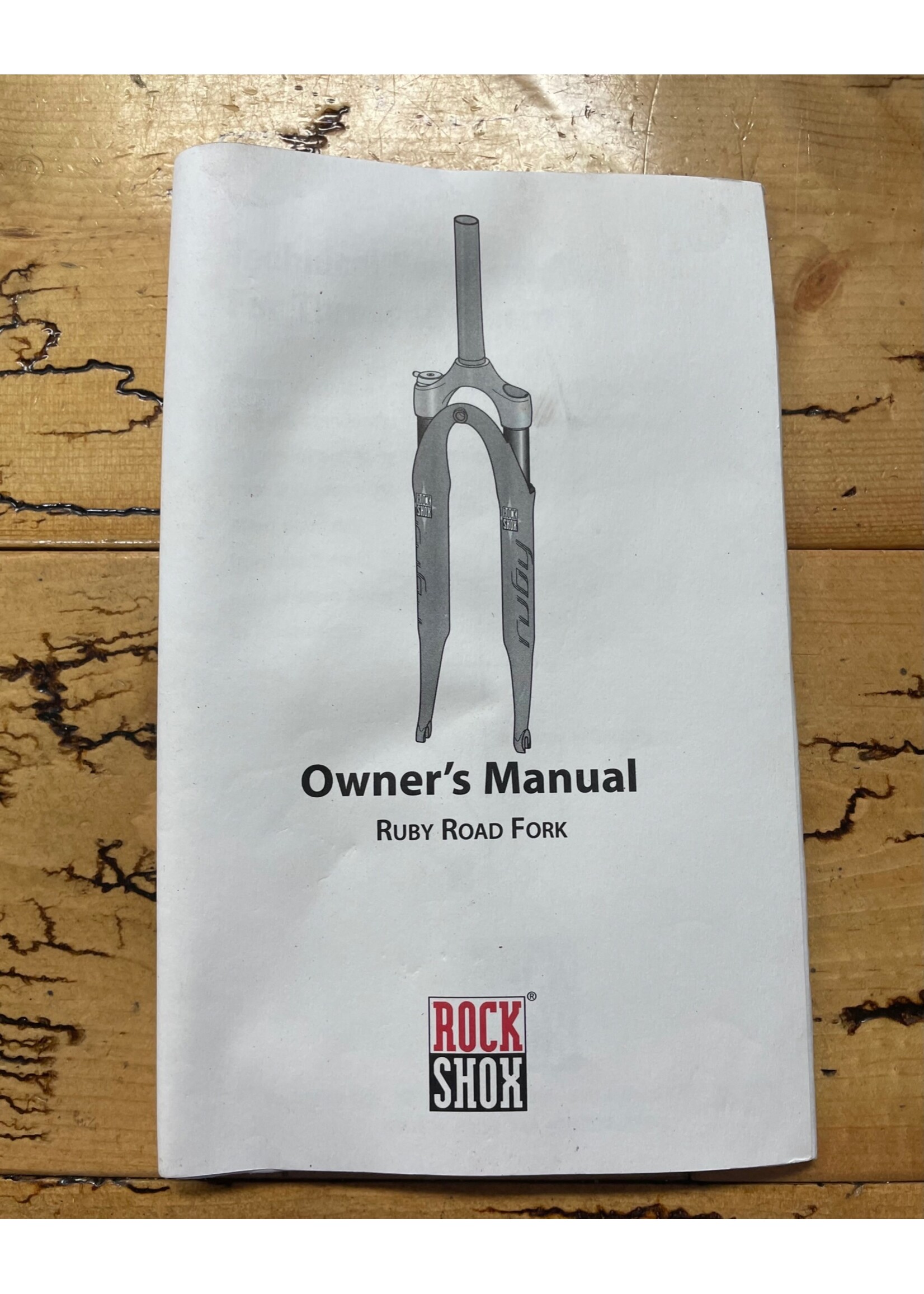 Rock Shox Rockshox Ruby Owners Manual and Springs