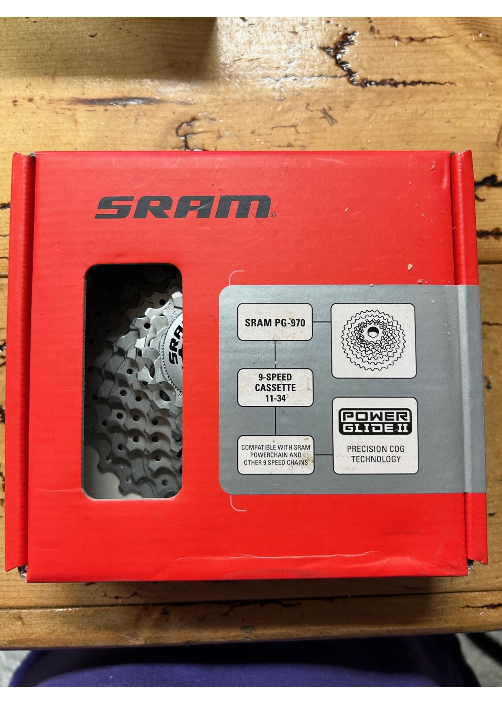 Sram PG-970 11-34 9 Speed Cassette NOS