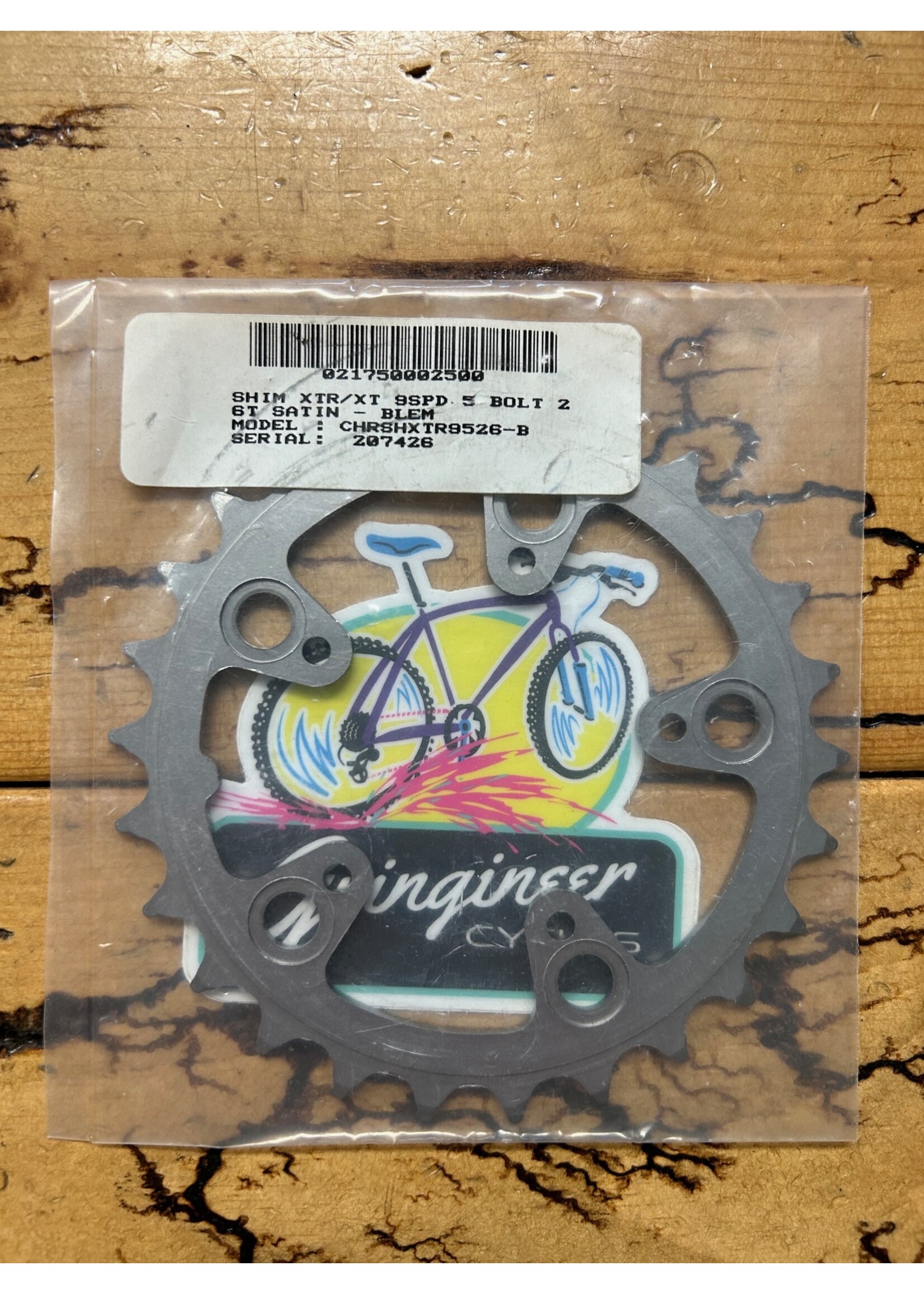 SHIMANO Shimano XTR / Deore XT 26 Tooth 9 Speed 74 BCD Chainring NOS