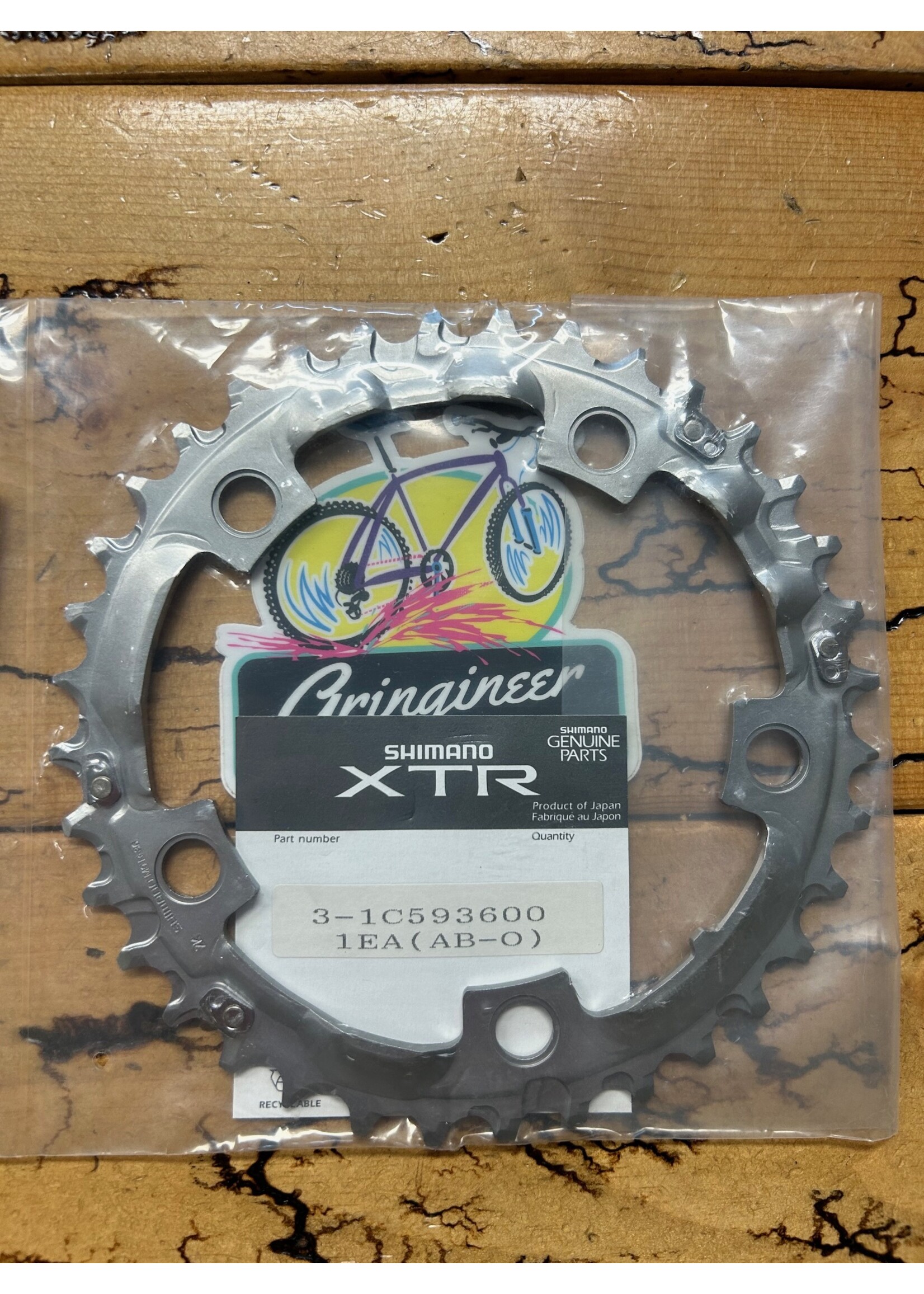 SHIMANO Shimano XTR 36 Tooth 110 BCD 8/9 Speed M9 R-36 Chainring NOS