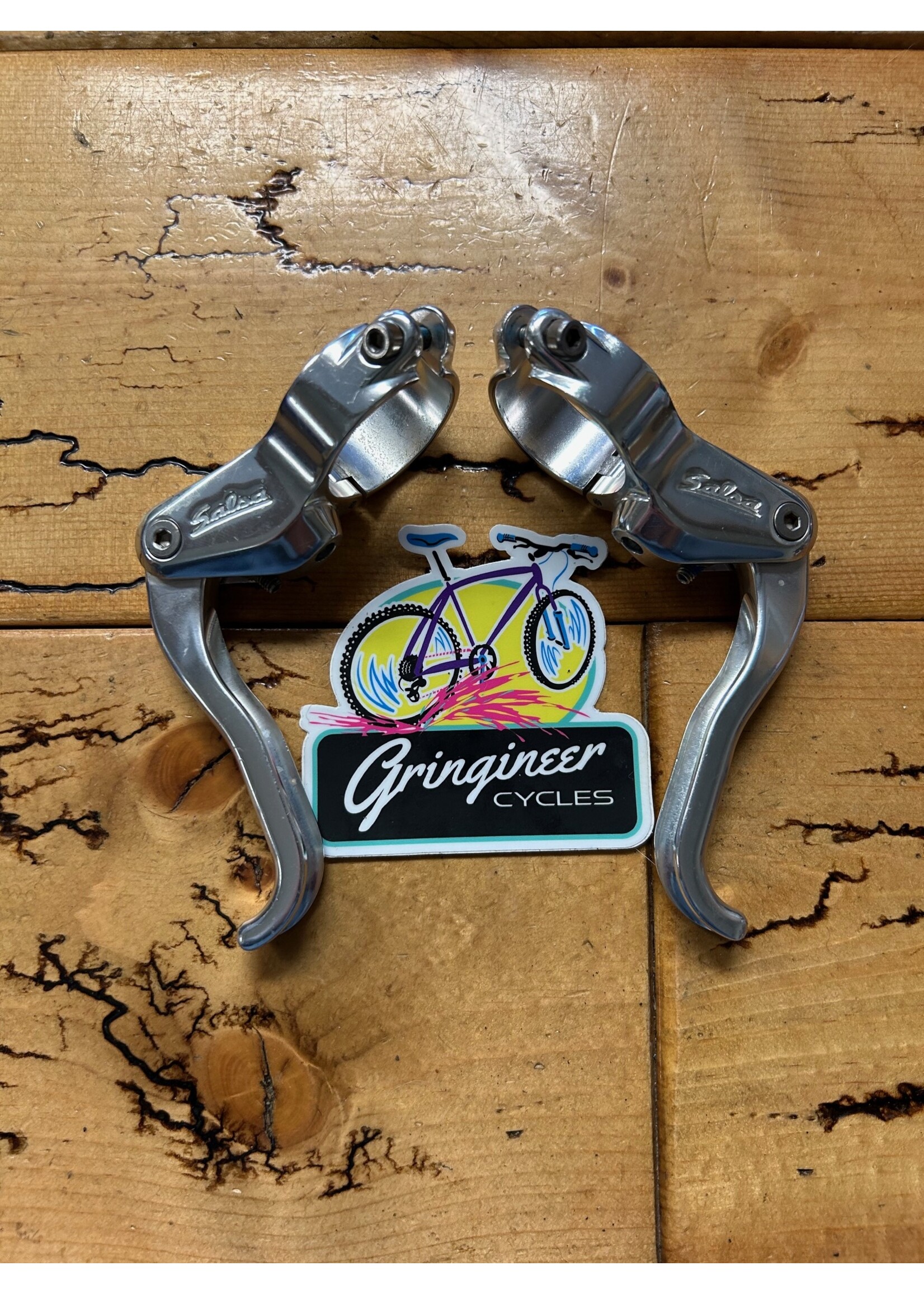 Salsa Salsa Silver Cross Top Brake Lever Set