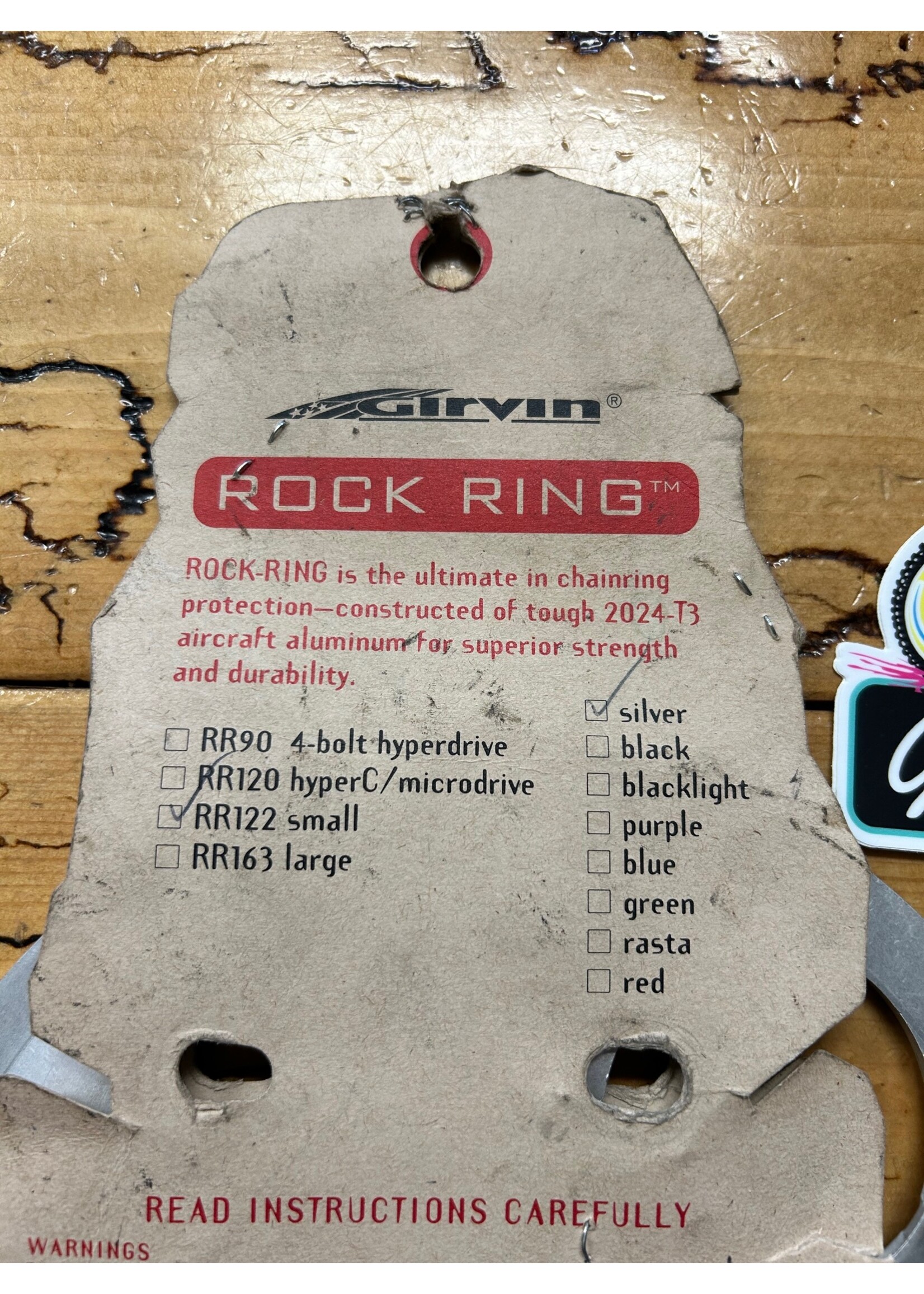 Girvin Girvin Rock Ring Small RR122 Bash Guard NOS