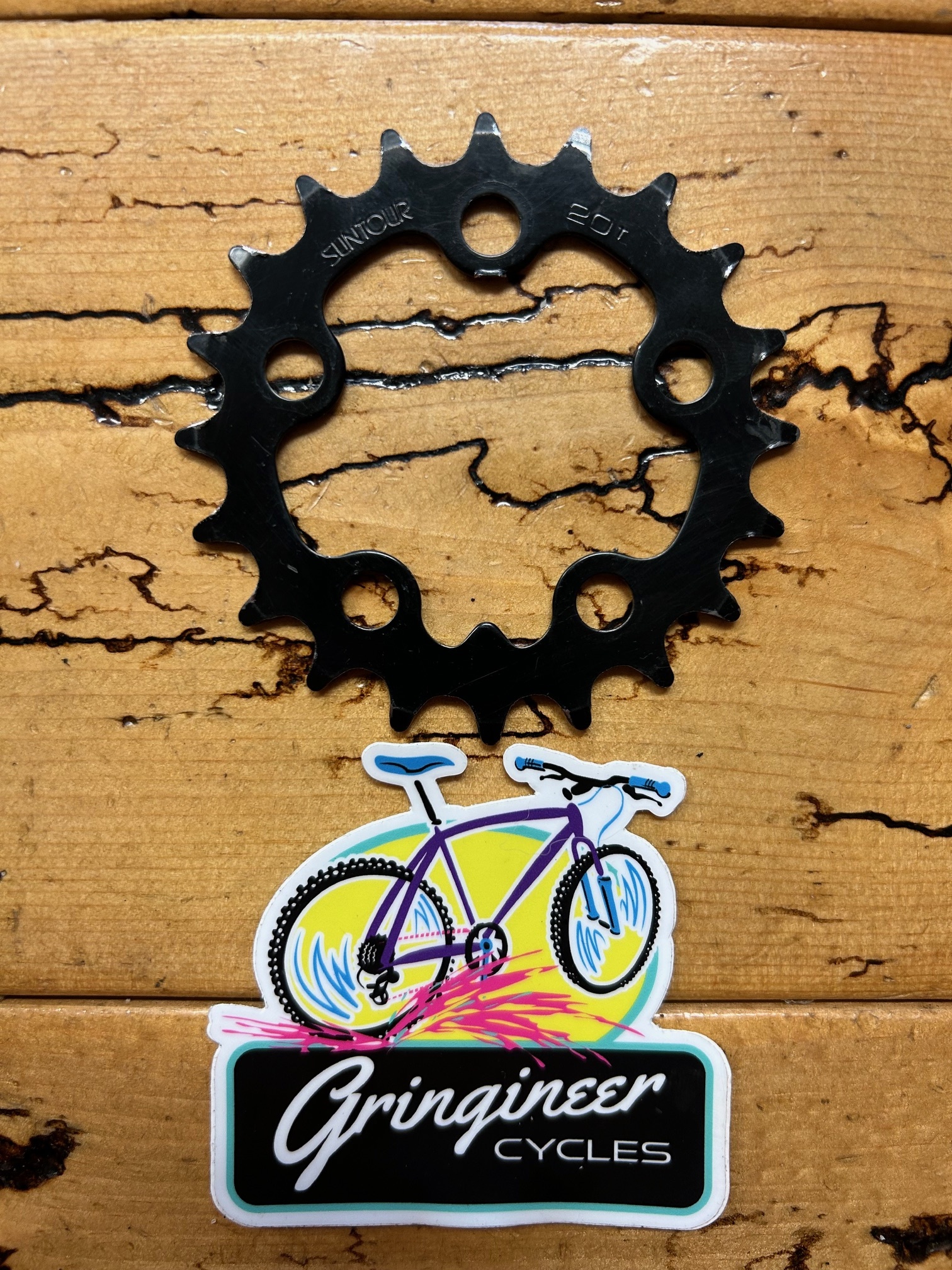 Suntour 20 Tooth 5 Bolt 56 BCD Chainring Gringineer Cycles