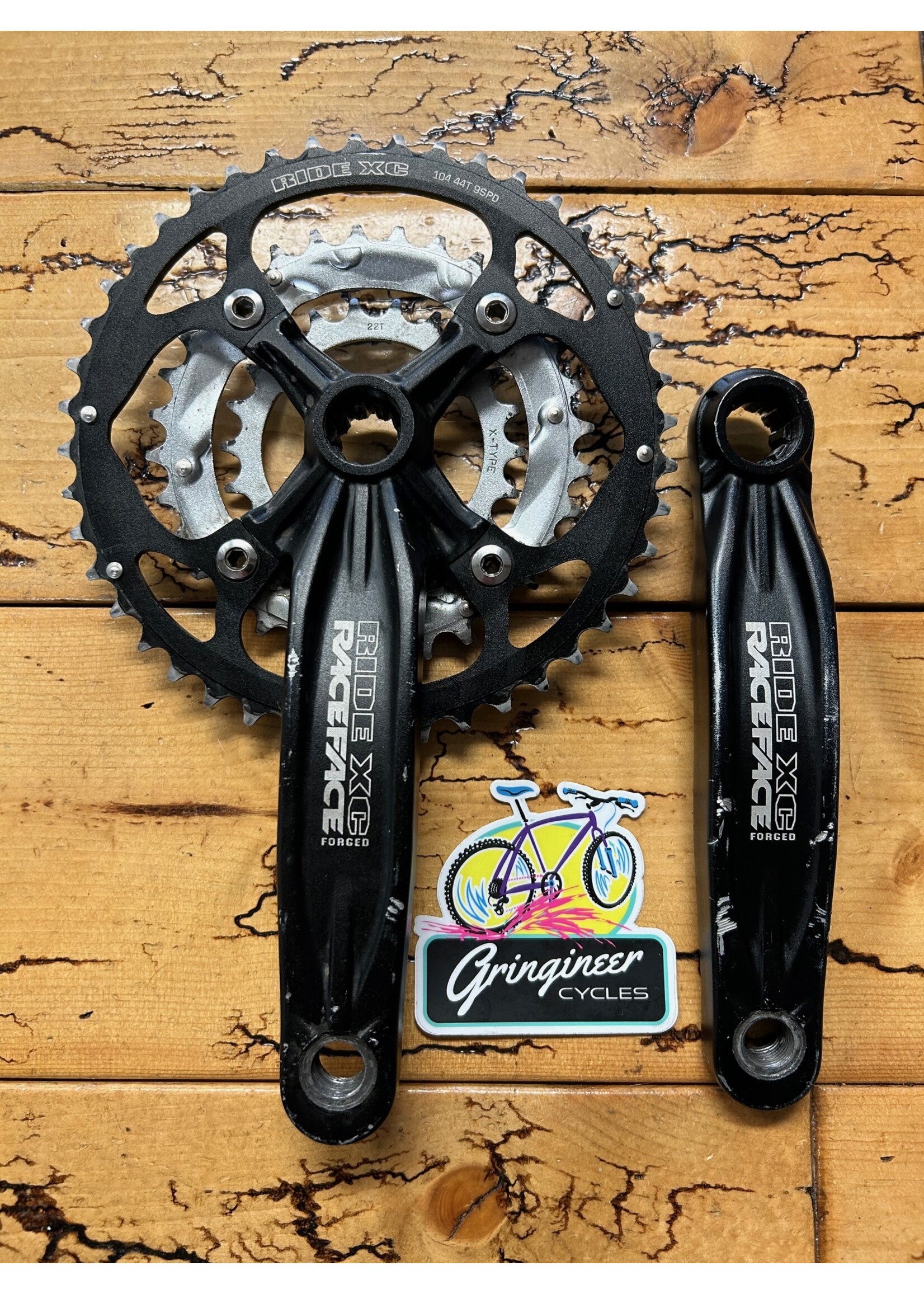 Raceface Raceface Forged Ride XC 44/32/22 170mm ISIS Crankset