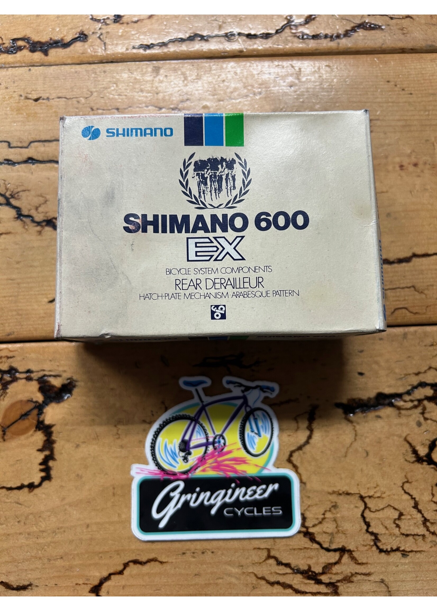 SHIMANO Shimano 600 EX Arabesque Long Cage RD-6210 Rear Derialleur NOS