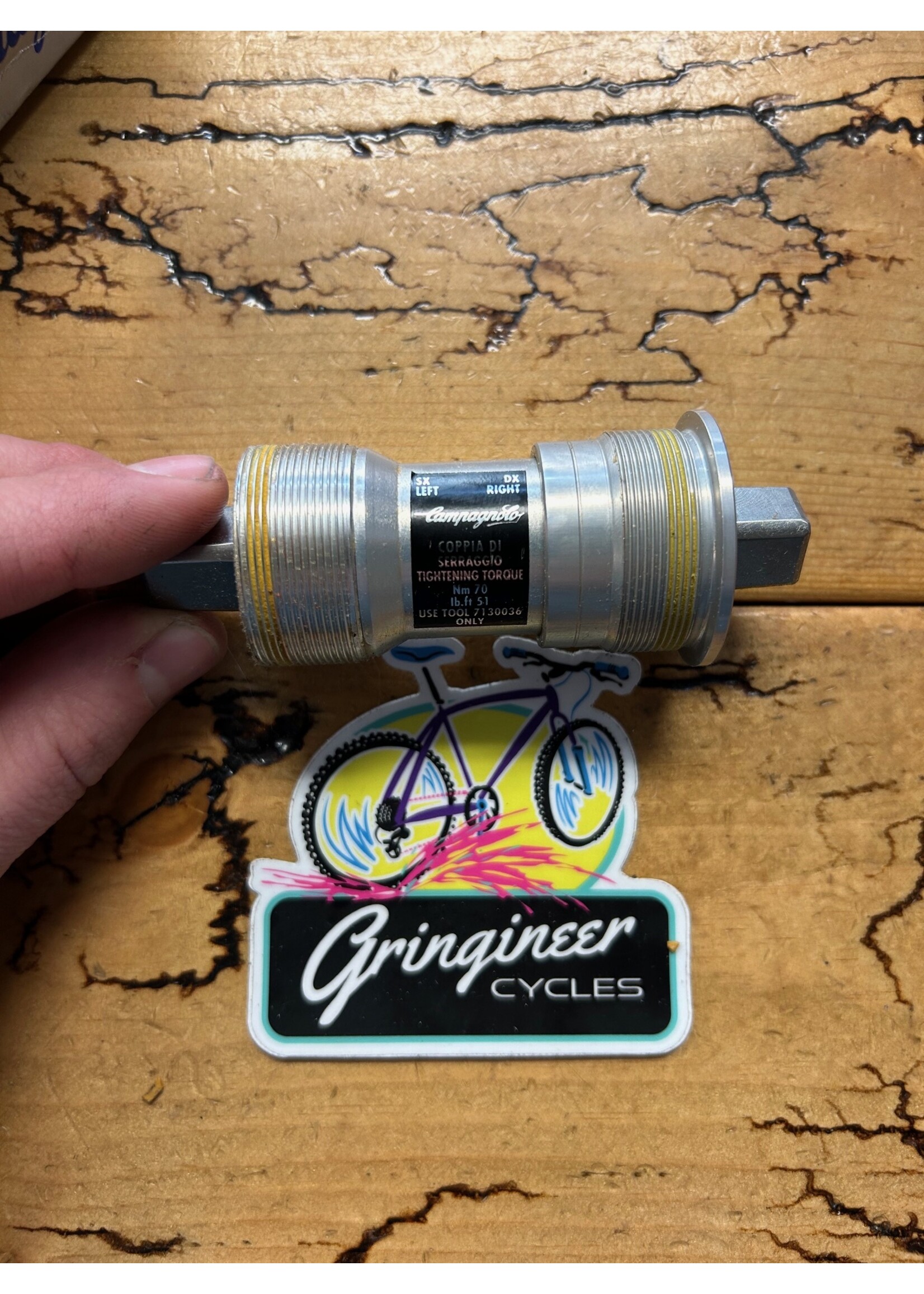 Campagnolo Campagnolo Chorus 102mm English Threaded Square Taper Bottom Bracket NOS