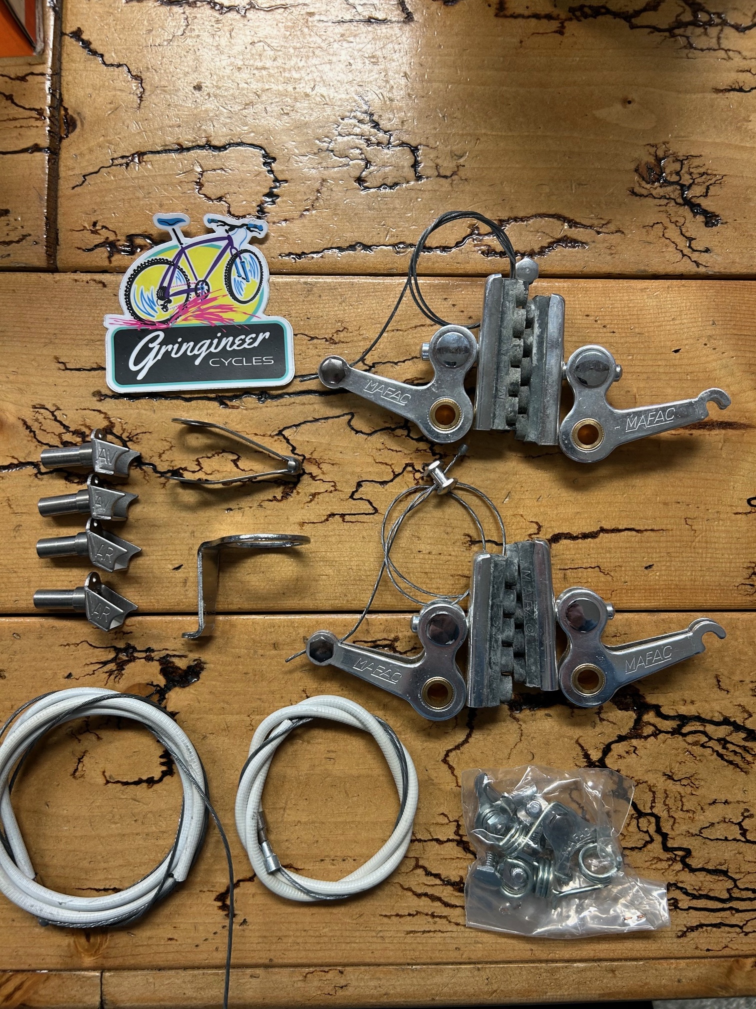 Mafac Criterium Long Arm Cantilever Brake Set With Braze On Brake