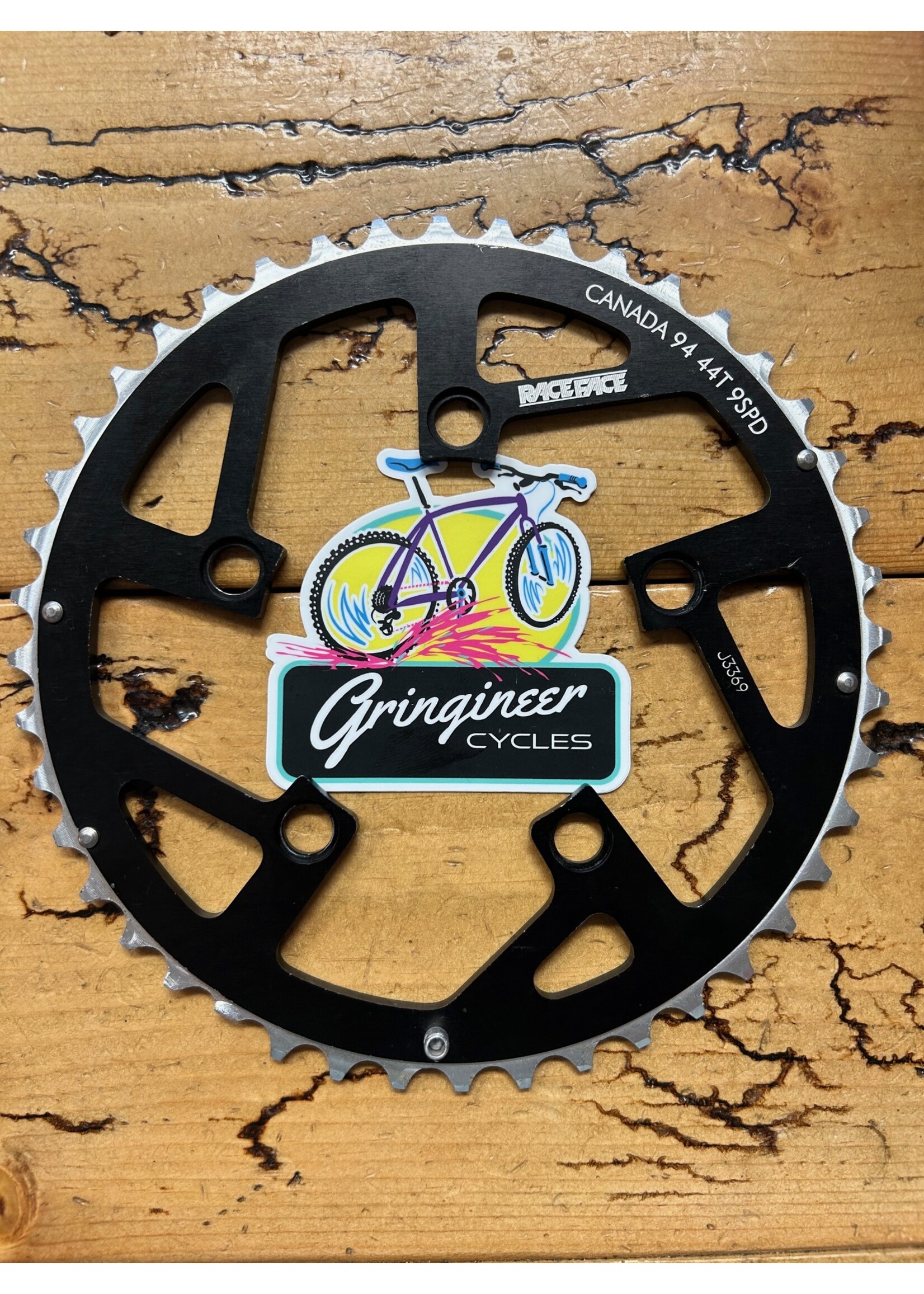 Raceface Raceface 44 tooth 94 BCD 9 Speed Black Chainring