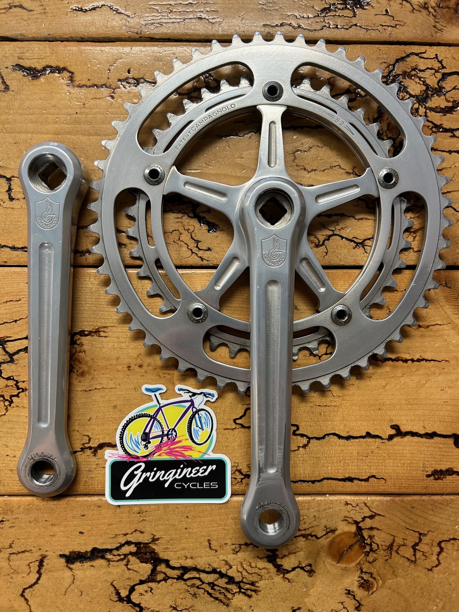 Campagnolo Record Strada Crank: 1960's Early Version No Date