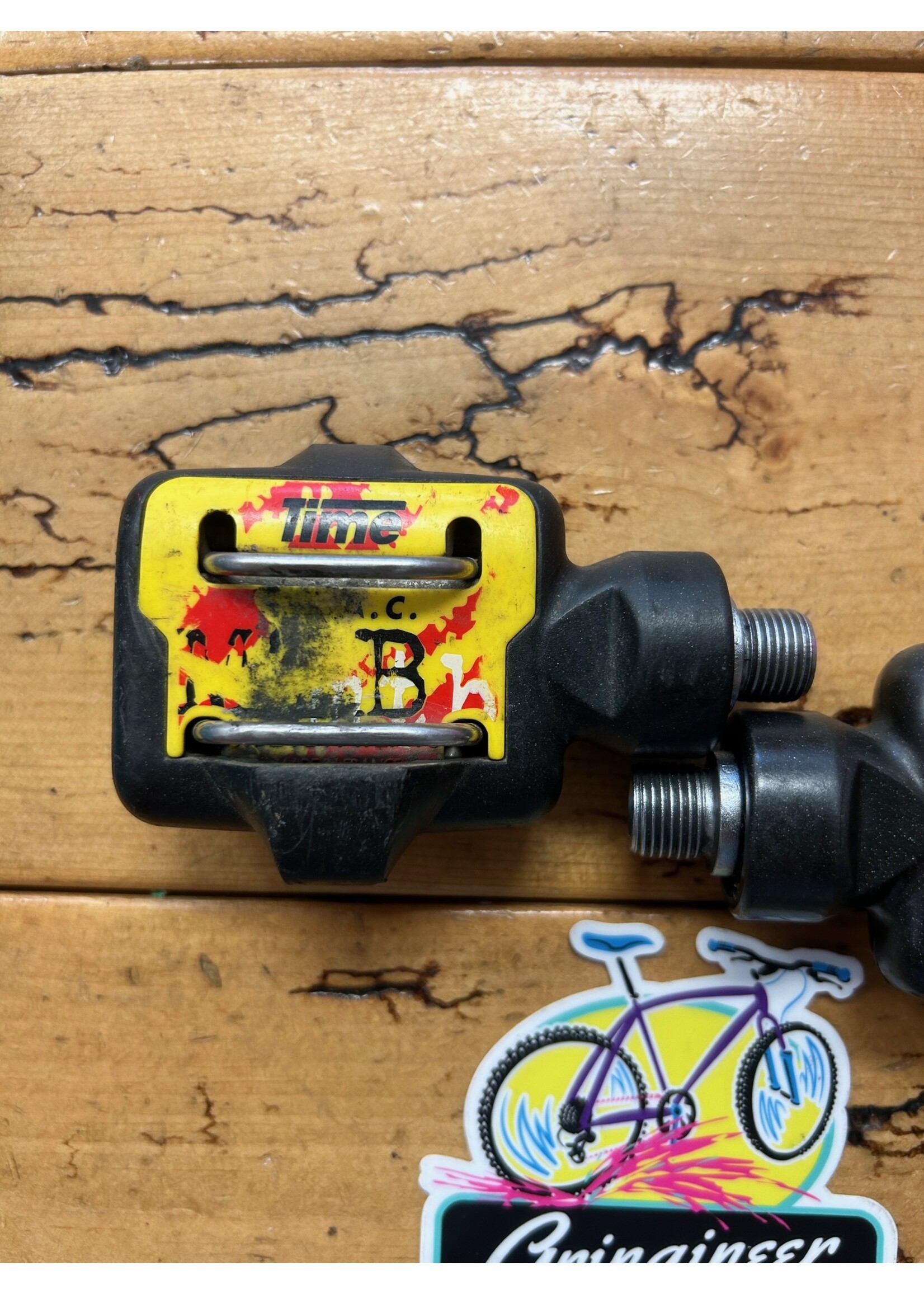 Time Time ATAC MTB Yellow Clipless Pedals