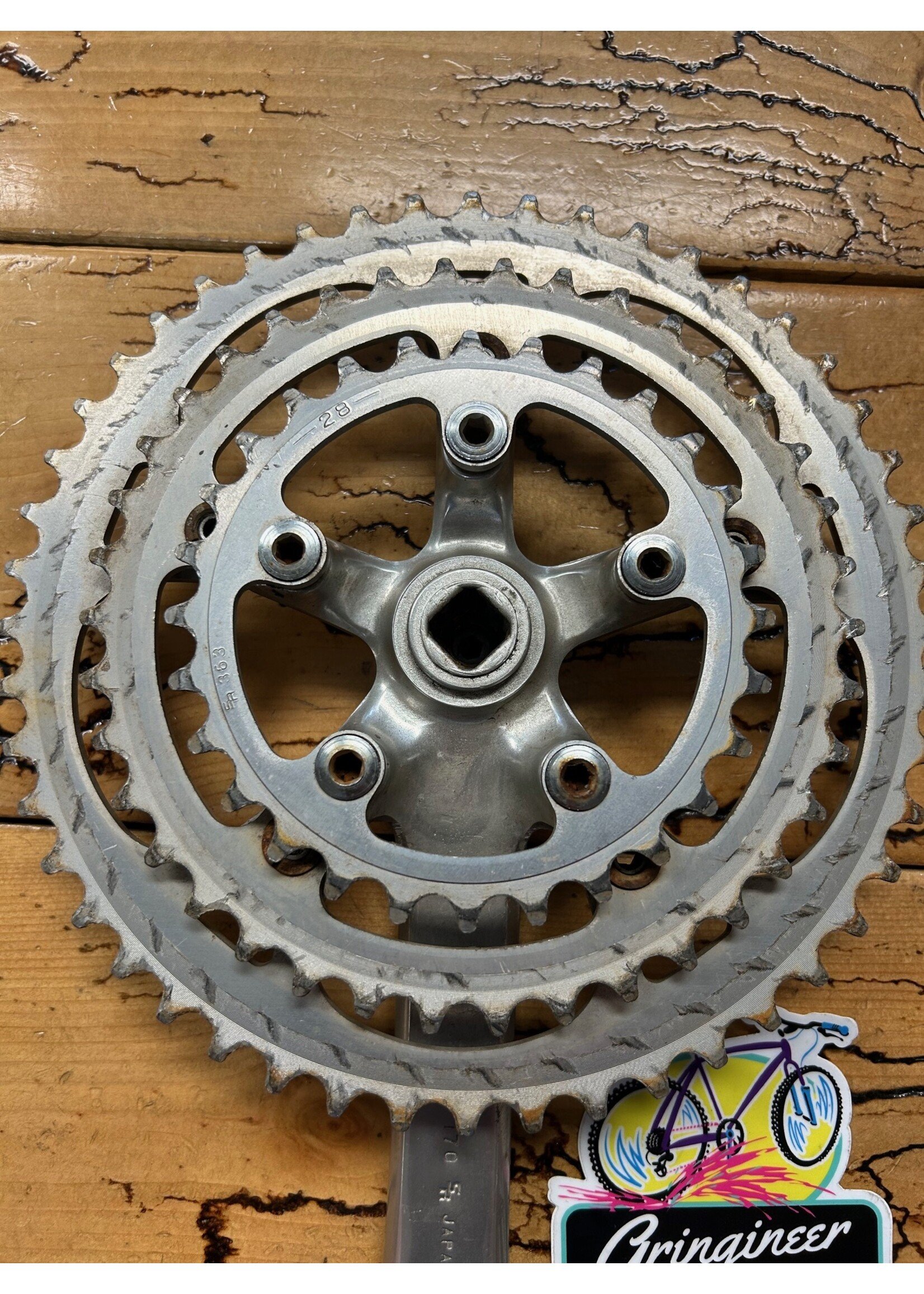 SR Sakae Sakae FX 48/38/28 170mm Crankset