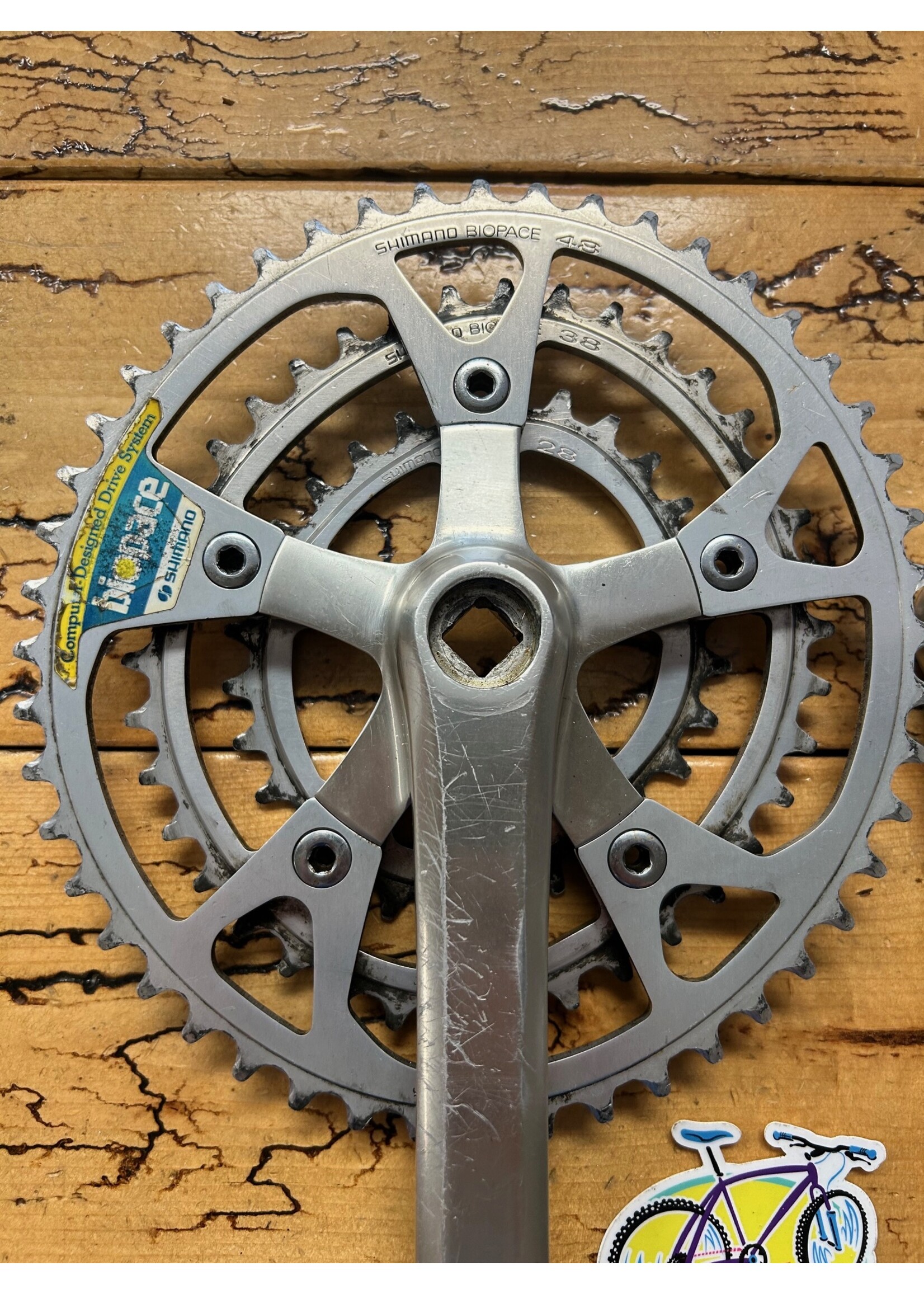 SHIMANO Shimano 600EX  M700 FC-6206 175mm 48/38/28 Crankset