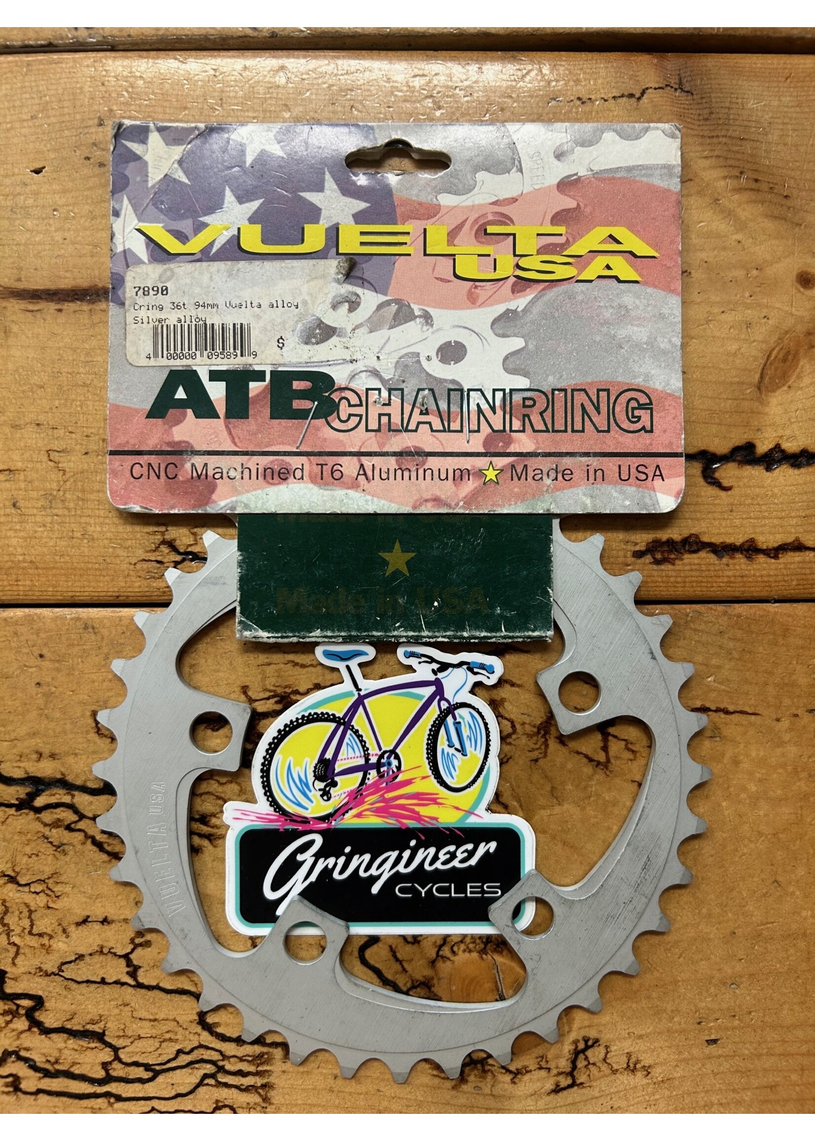 Vuelta Vuelta 36 Tooth 94 BCD Chainring NOS