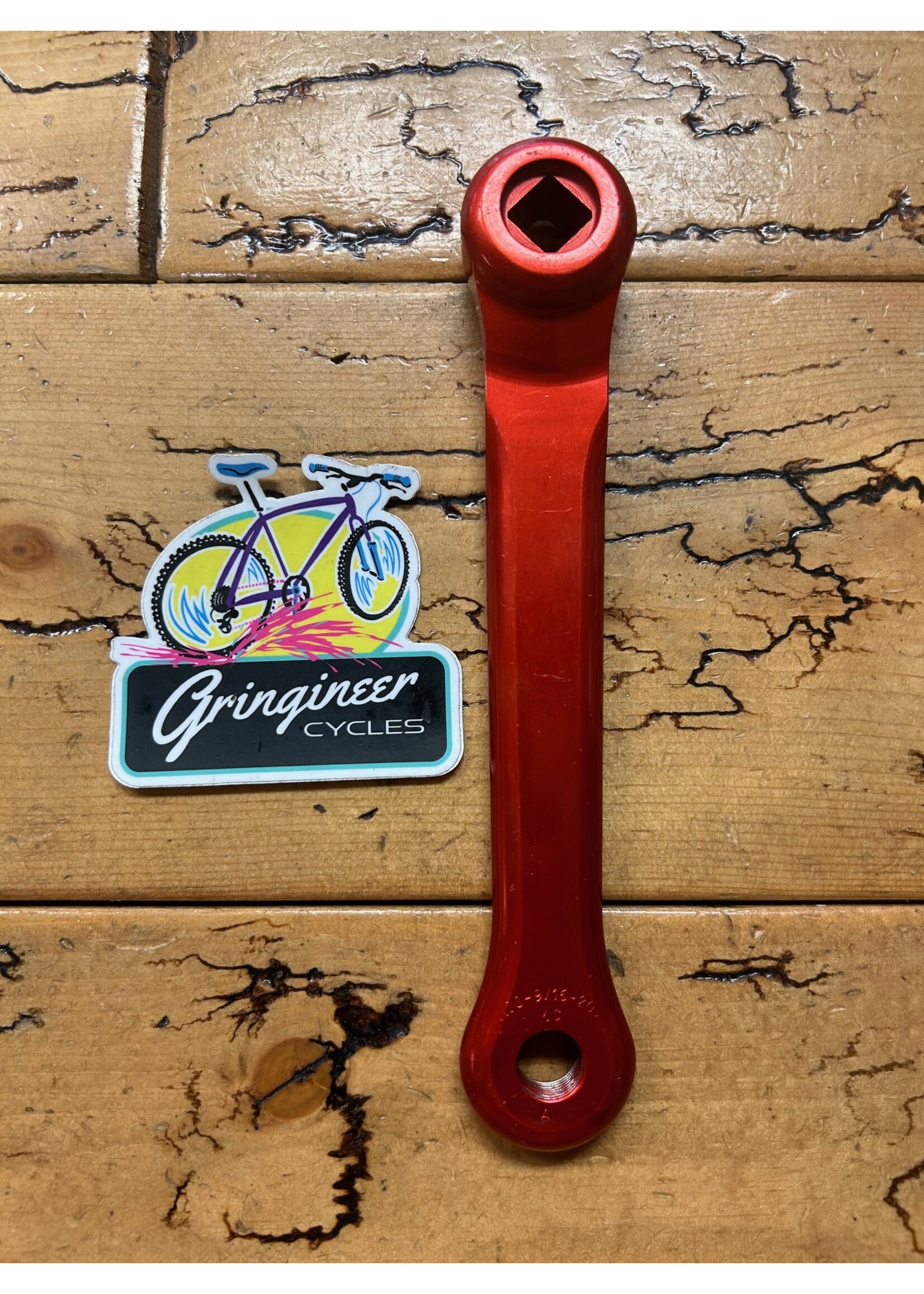 Galli Galli Red Anodized 170mm Left Crankarm
