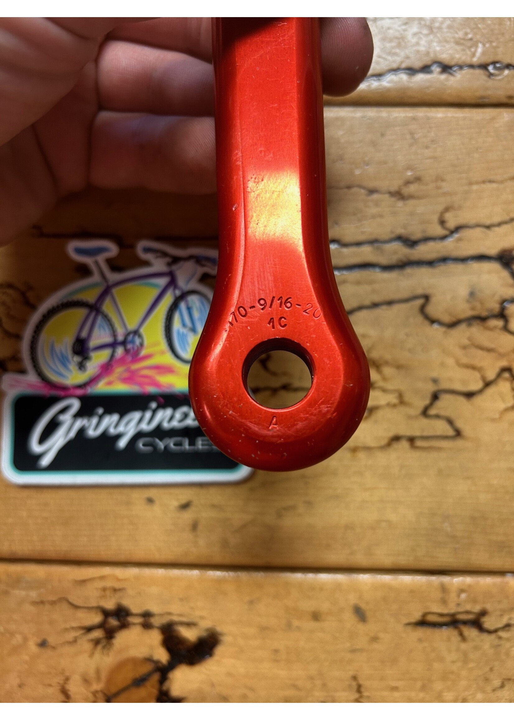 Galli Galli Red Anodized 170mm Left Crankarm