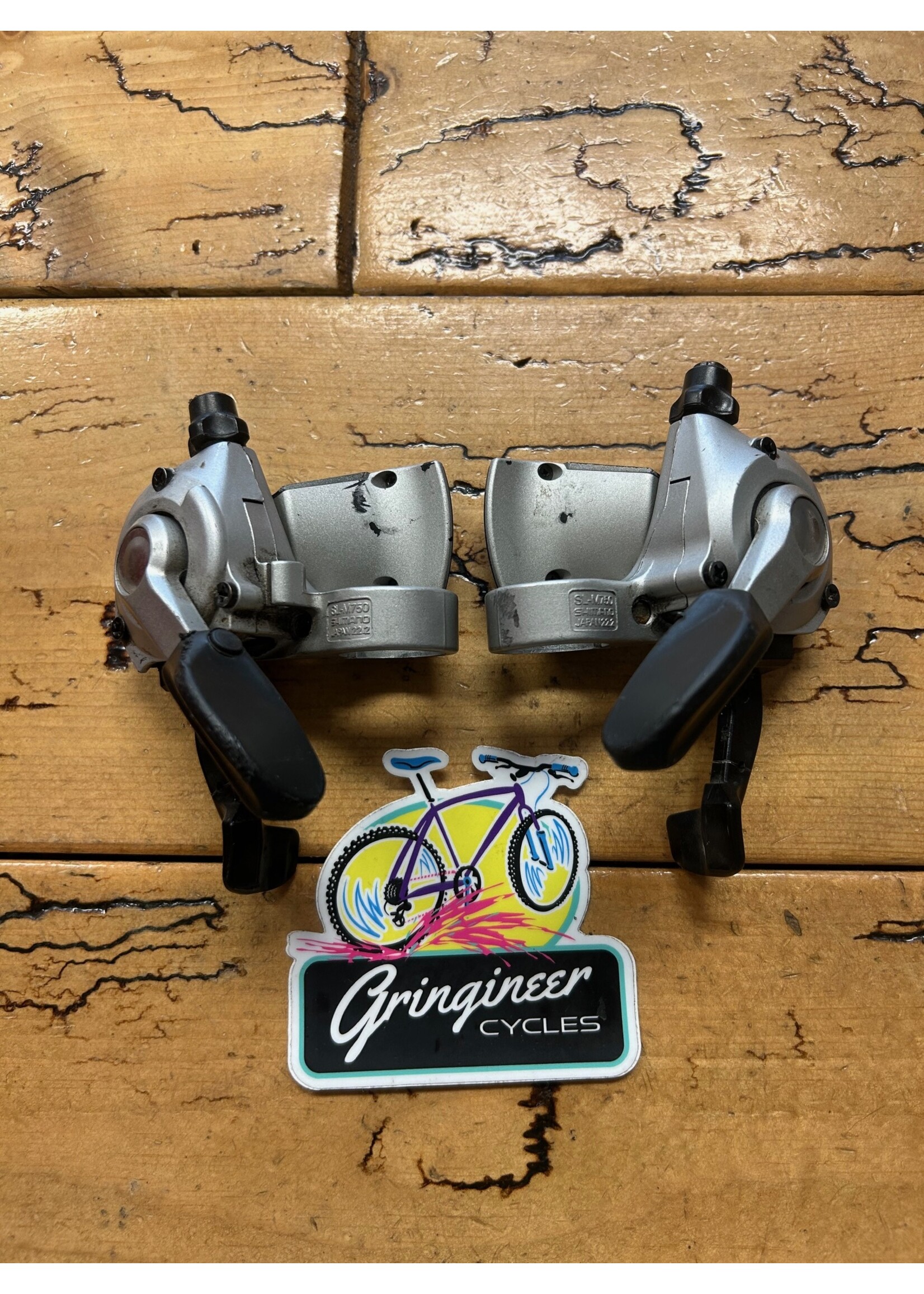 Shimano Deore XT SL-M750 3x9 Shifter Set - Gringineer Cycles