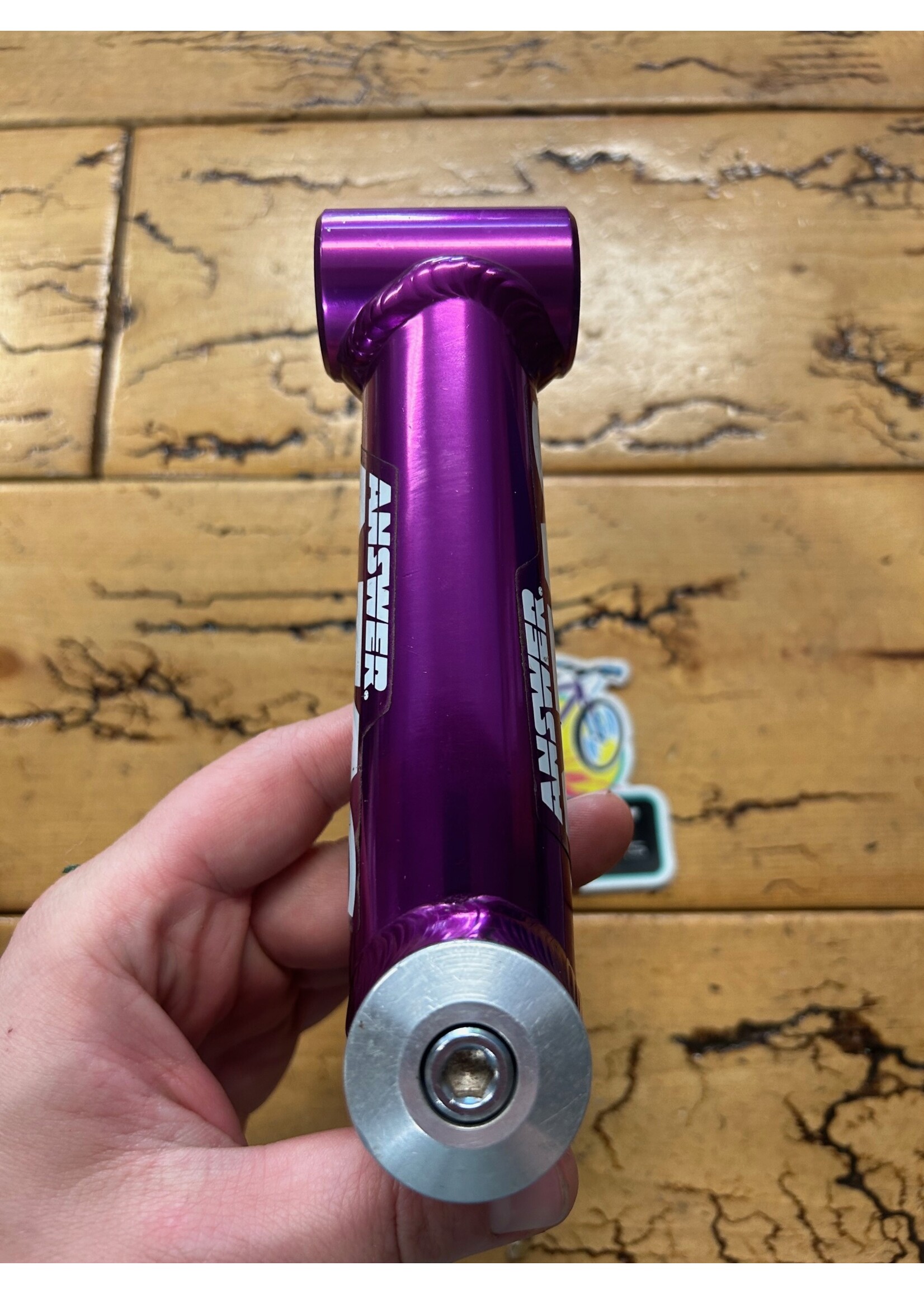 Answer Answer Atac Easton Taperwall Purple 135mm 1 1/8 Quill Stem