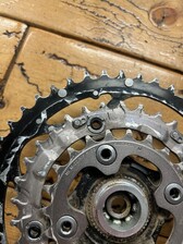 SHIMANO - y.R32 Shimano Deore XT FC-M752 175 Triple Crankset Hollowtech 175