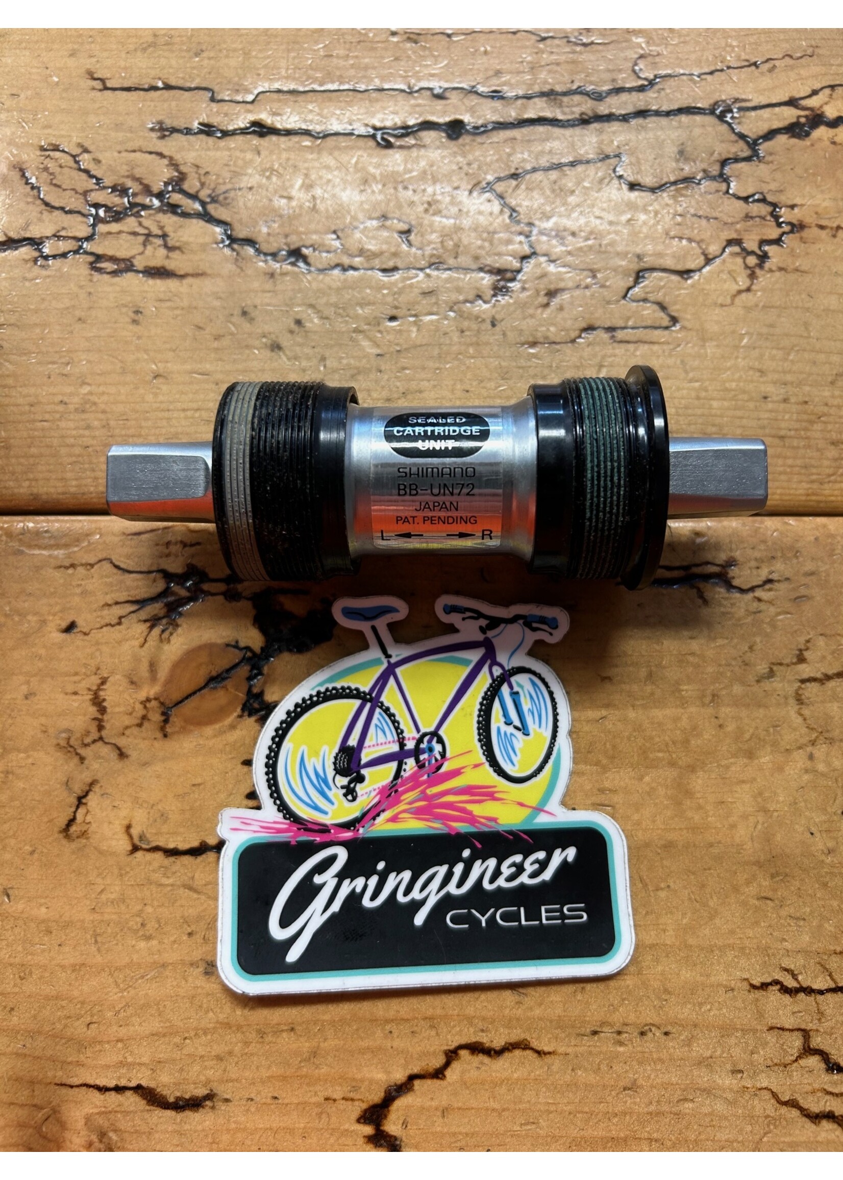 SHIMANO Shimano BB-UN72 70x115 36x24T Italian Threaded Bottom Bracket NOS