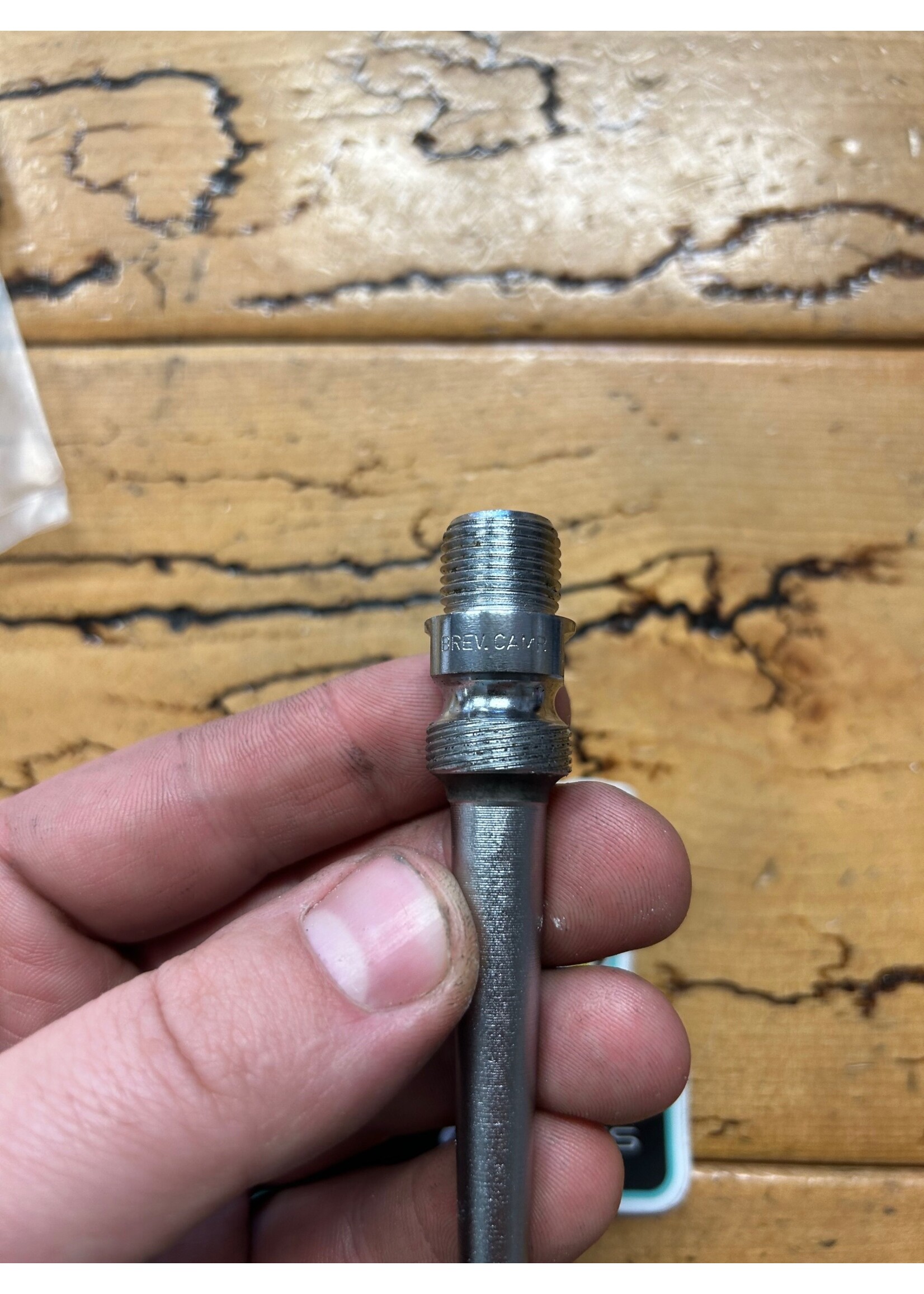 Campagnolo Campagnolo Record Left Pedal Axle With Cone, Washer, And Nut  NOS