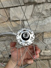 SHIMANO DEORE XT HB-M737、ARAYA RB-17 前後 SHIMANO DEORE XT