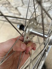 SHIMANO DEORE XT HB-M737、ARAYA RB-17 前後 SHIMANO DEORE XT