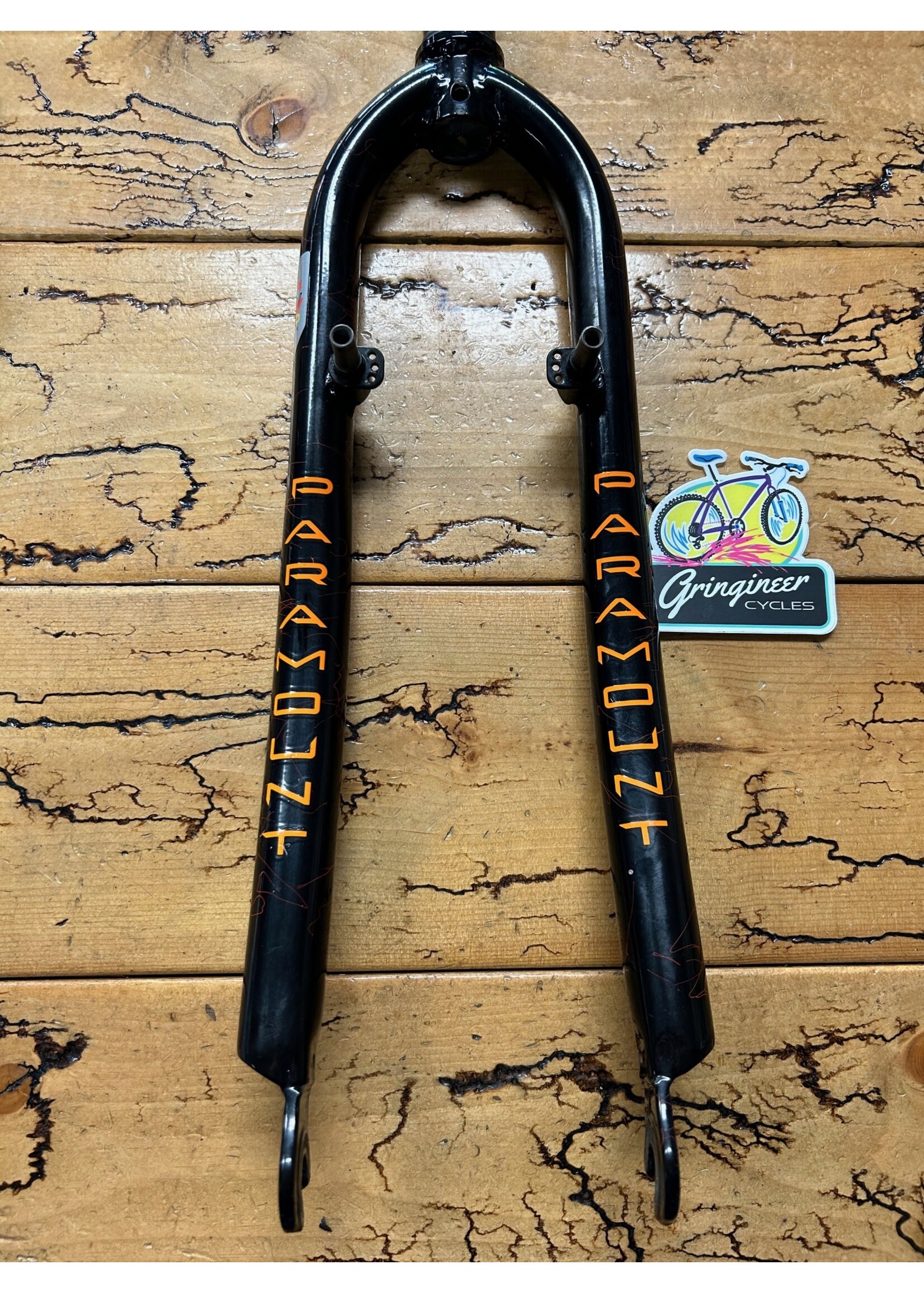 Schwinn Schwinn Paramount Black Orange Splatter MTB 1 1/8 Threaded 26" Fork