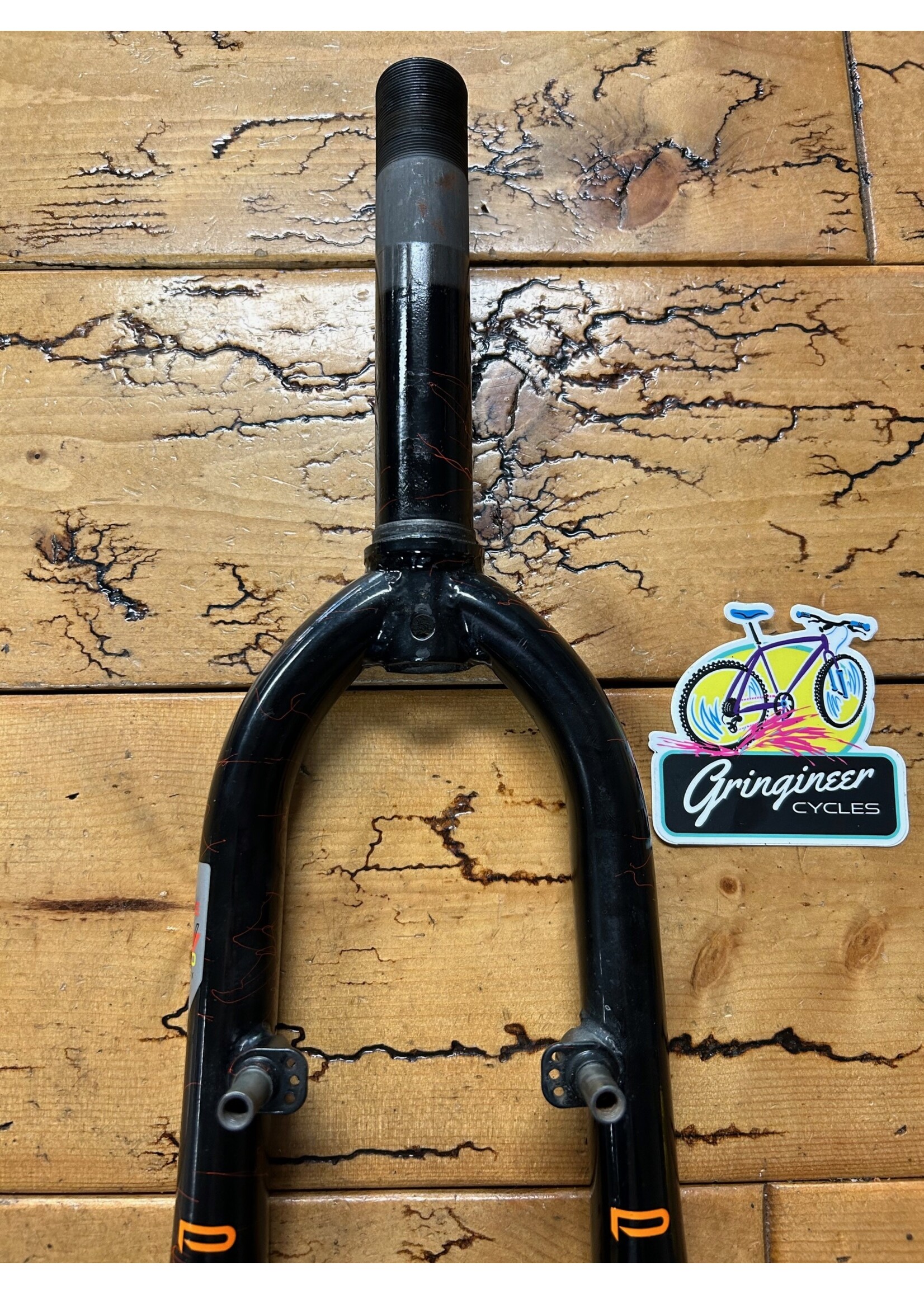 Schwinn Schwinn Paramount Black Orange Splatter MTB 1 1/8 Threaded 26" Fork