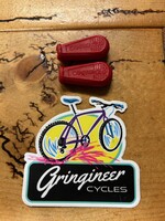 Campagnolo Campagnolo Bar End Shifter Covers Boots Red