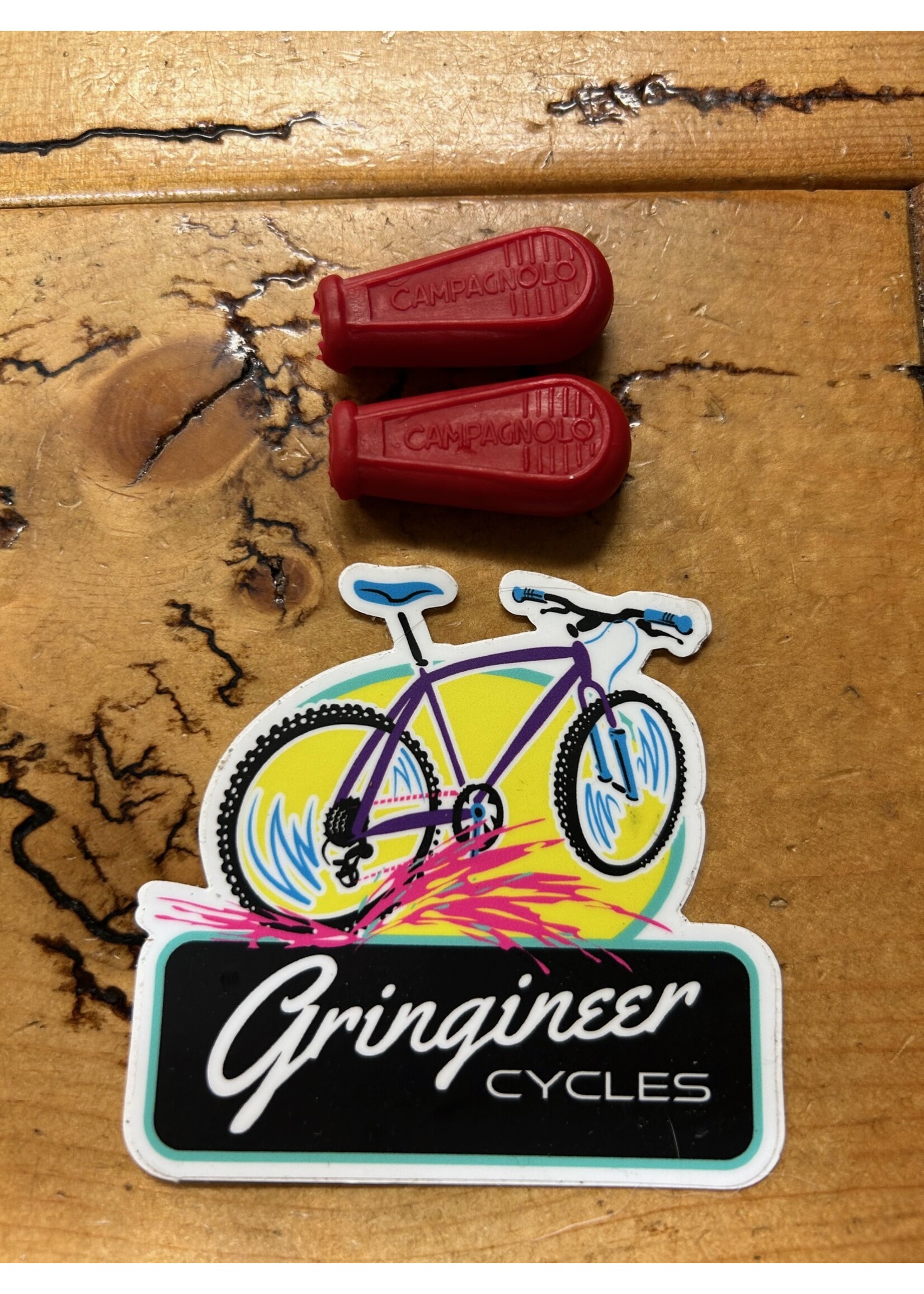 Campagnolo Campagnolo Bar End Shifter Covers Boots Red