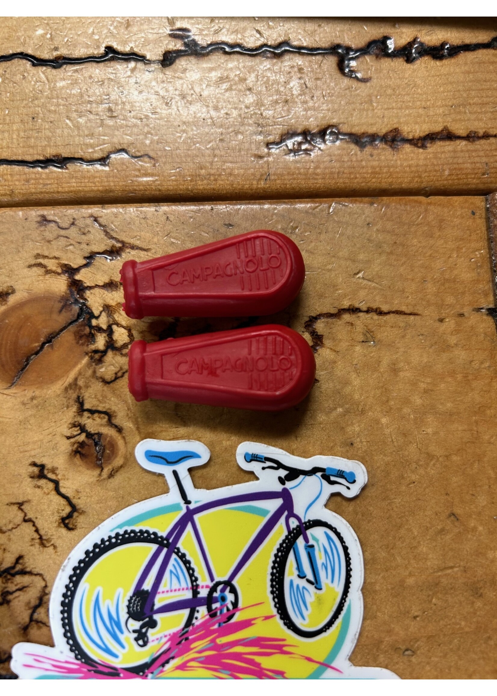 Campagnolo Campagnolo Bar End Shifter Covers Boots Red